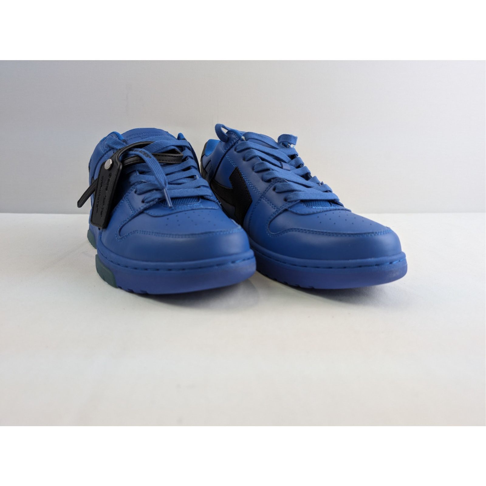 Off-White o1rshd1 Out of Office Calf Leather sneakers in Blue/Black Size US 12 / EU 45 - 5 Thumbnail
