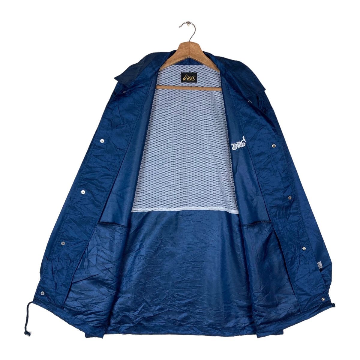 Asics Vintage Asics Mini Logo Snap Button Jacket Size US L / EU 52-54 / 3 - 6 Thumbnail