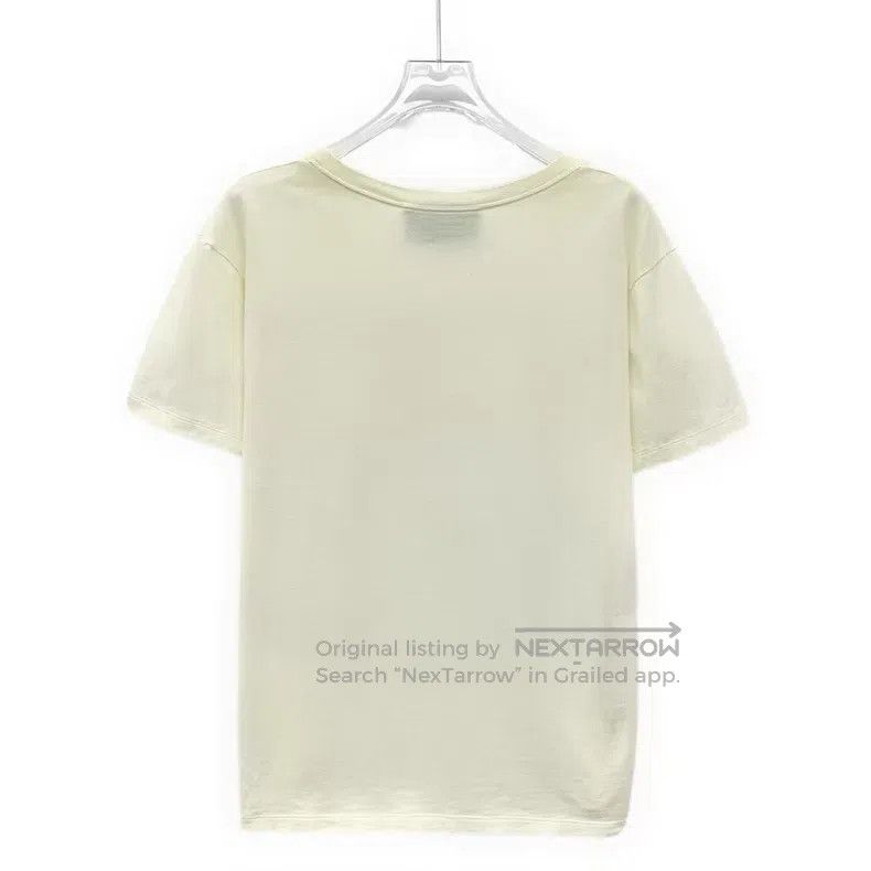 Gucci Gucci Beige tiger letter print cotton round-neck short-sle Size XS / US 0-2 / IT 36-38 - 2 Thumbnail