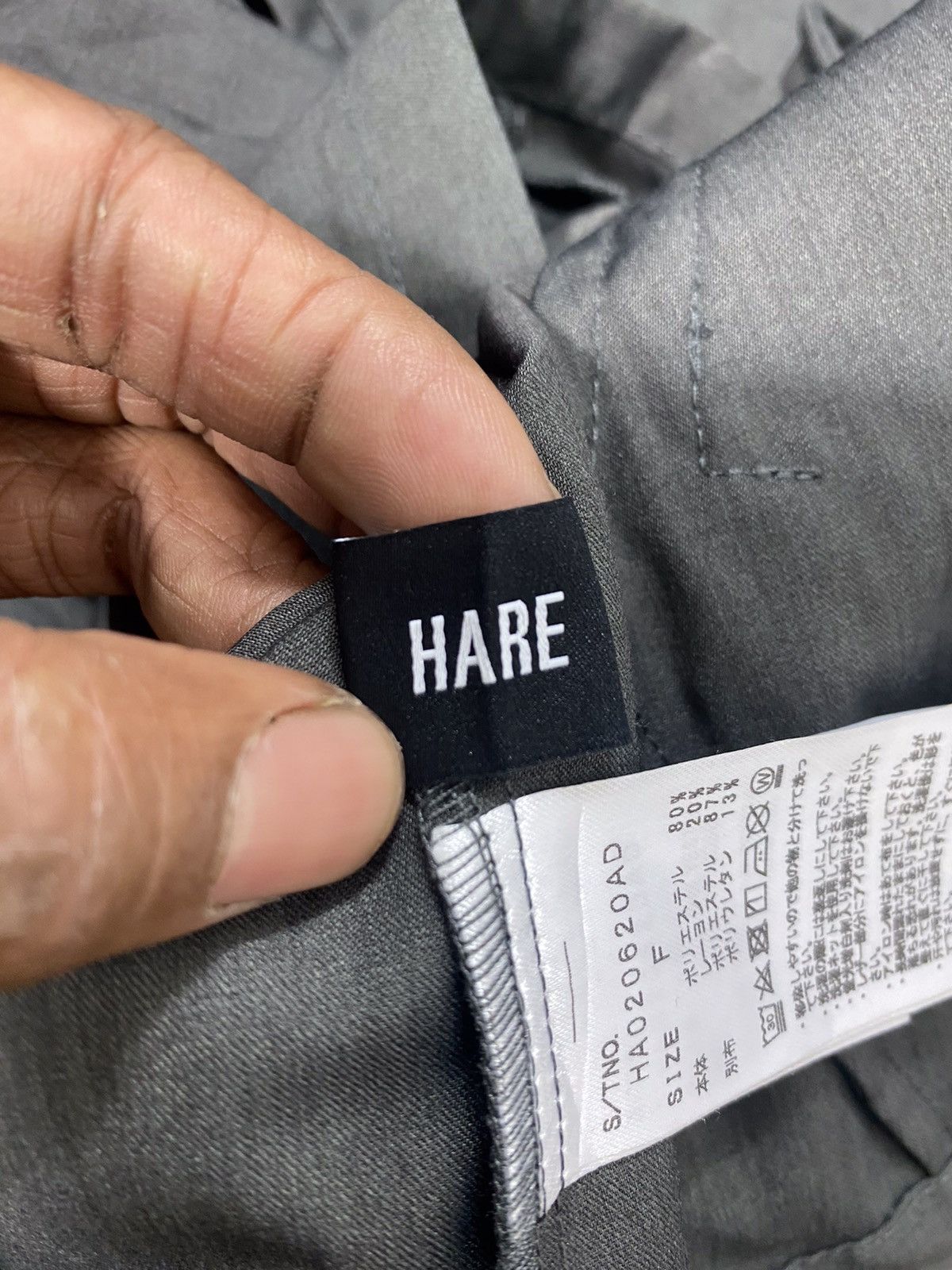 HARE × Japanese Brand A13 Hare Double Half Zipper Light Jacket Size US XL / EU 56 / 4 - 14 Thumbnail