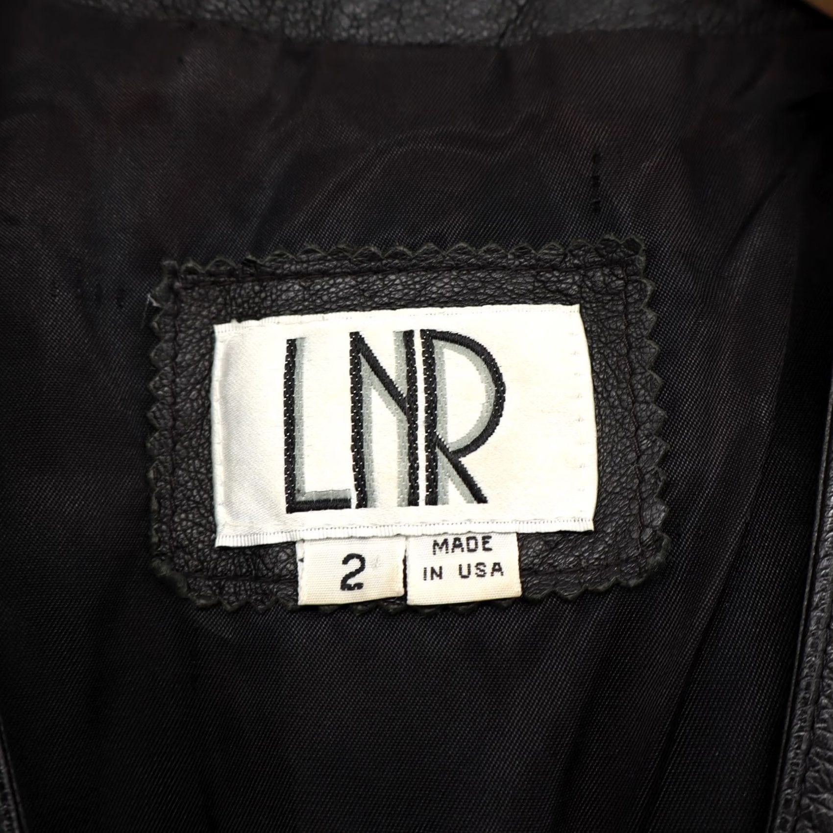 Vintage VINTAGE LNR La Nouvelle Renaissance Women's Vest Leather Size 2 Black Biker Snaps Front Pockets 27" Shoulder to Hem Size XS / US 0-2 / IT 36-38 - 3 Thumbnail