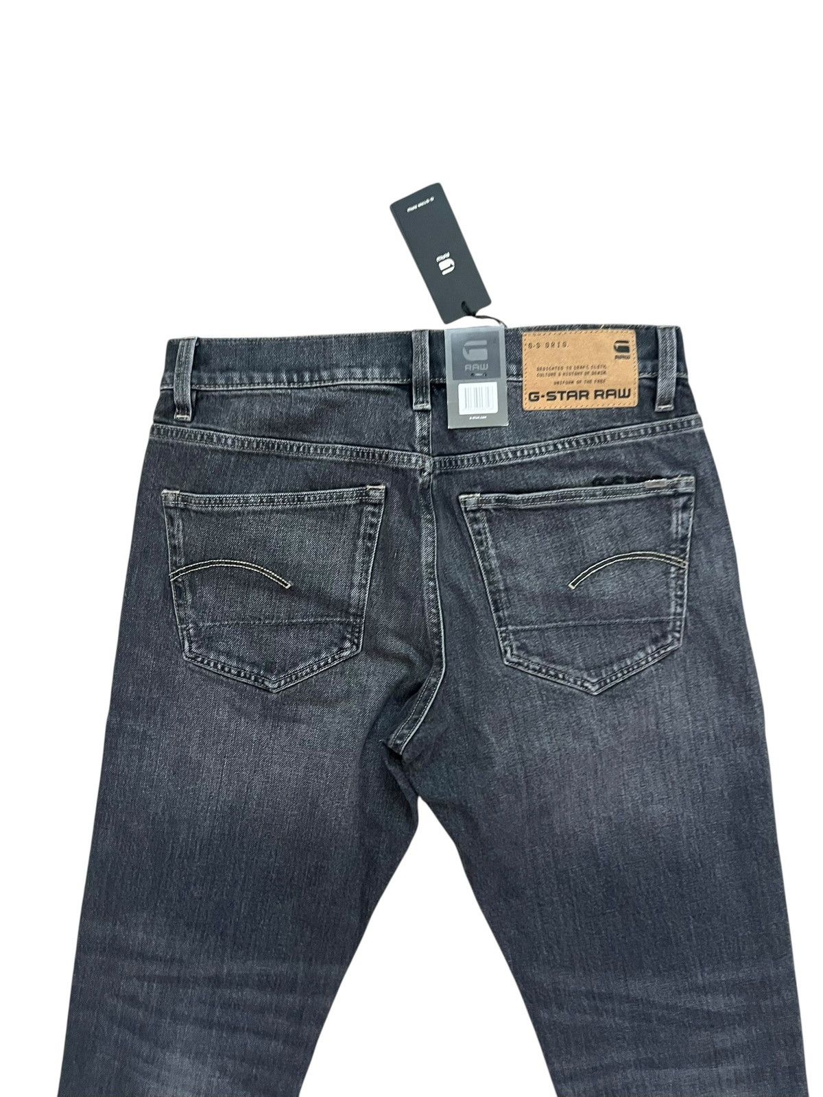G-Star G-Star Raw Mens 3301 Slim Jeans Denim $170 Gray Size 29/32 Size US 29 - 5 Thumbnail