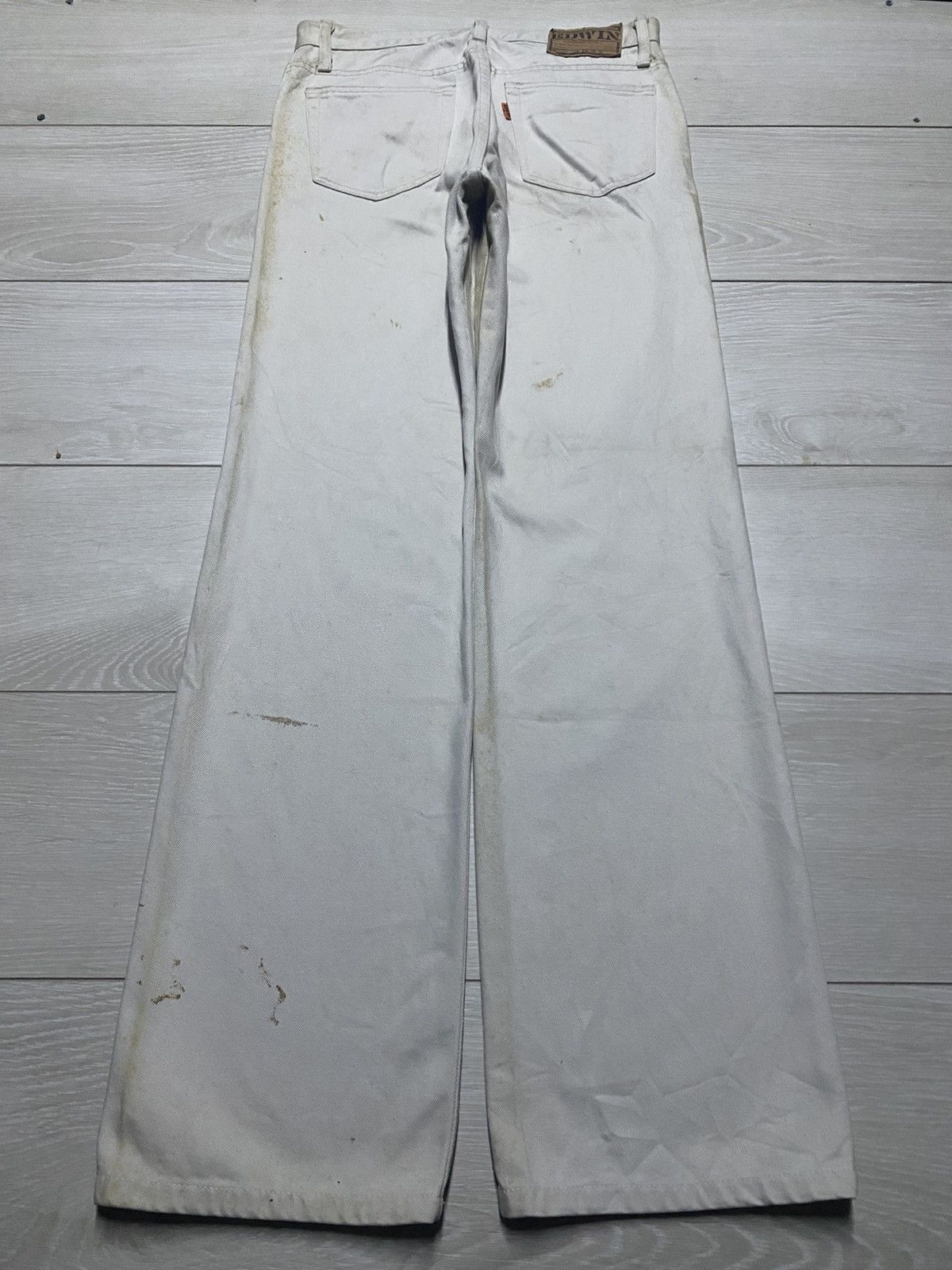 Edwin Edwin Vintage 80s Orange Tab Rusty Straight Loose Jeans Size US 28 / EU 44 - 2 Thumbnail
