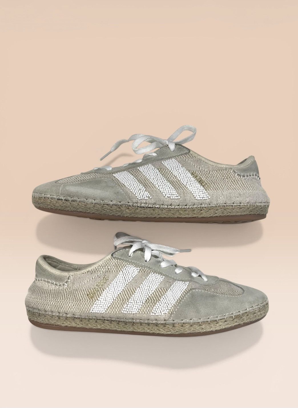 Adidas × CLOT CLOT x Adidas Gazelle "Halo Ivory" Size US 9 / EU 42 - 8 Thumbnail