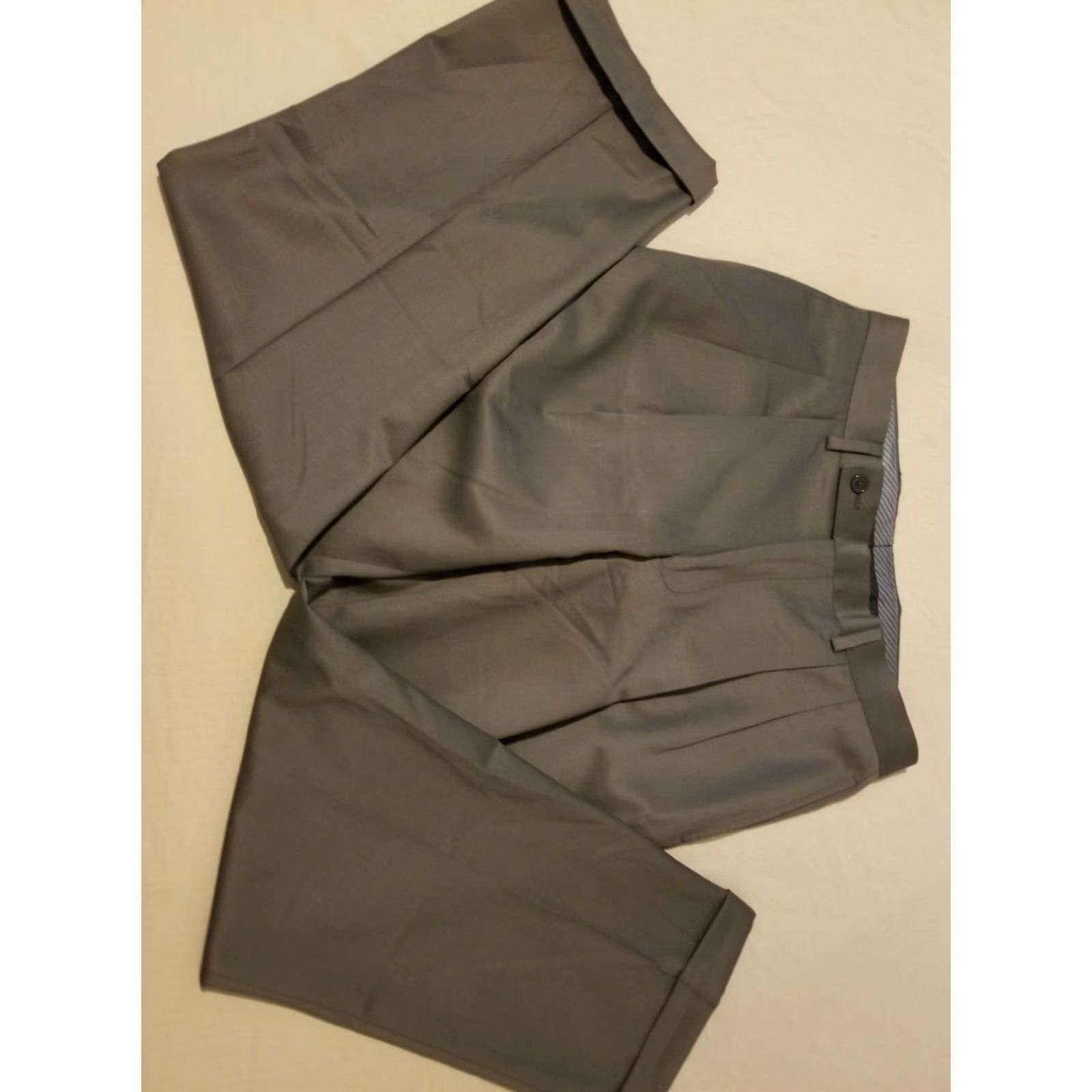 Michael Kors Michael Kors Wool Dress Pants 34x30 Gray Grey Slacks Chino Trouser Men Dress Pants, Regular, 34x30, Gray, Kors, Wool, Michael Kors, Pants, 30 Inseam Size US 34 / EU 50 - 3 Thumbnail