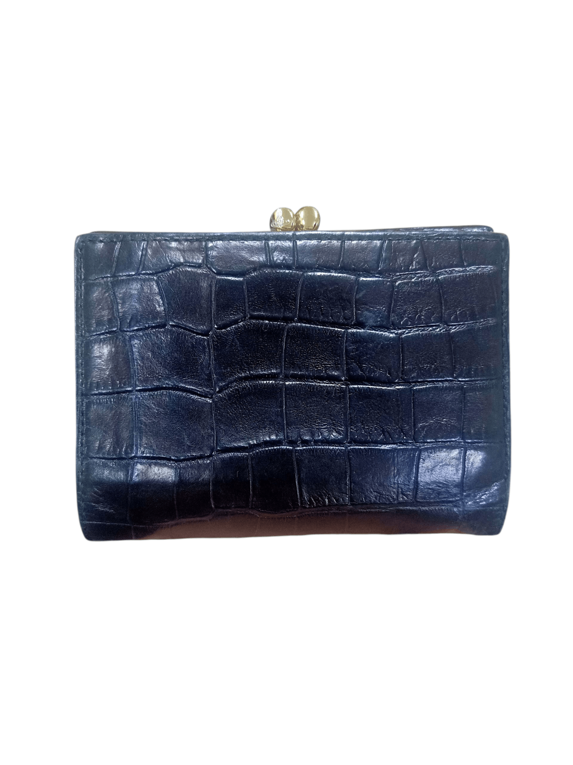 Vivienne Westwood Vivienne Westwood Crocodile Embossed Leather Wallet Purse. Size ONE SIZE - 3 Thumbnail