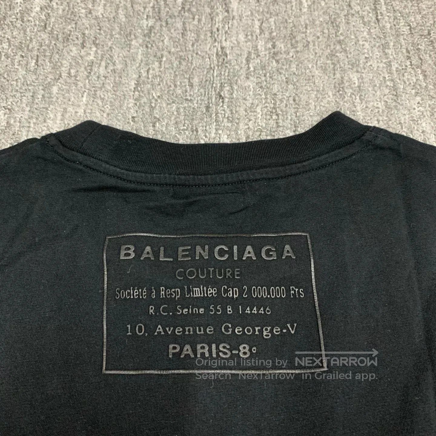 Balenciaga Balenciaga Black Short Sleeve T-Shirt. Size US S / EU 44-46 / 1 - 6 Thumbnail