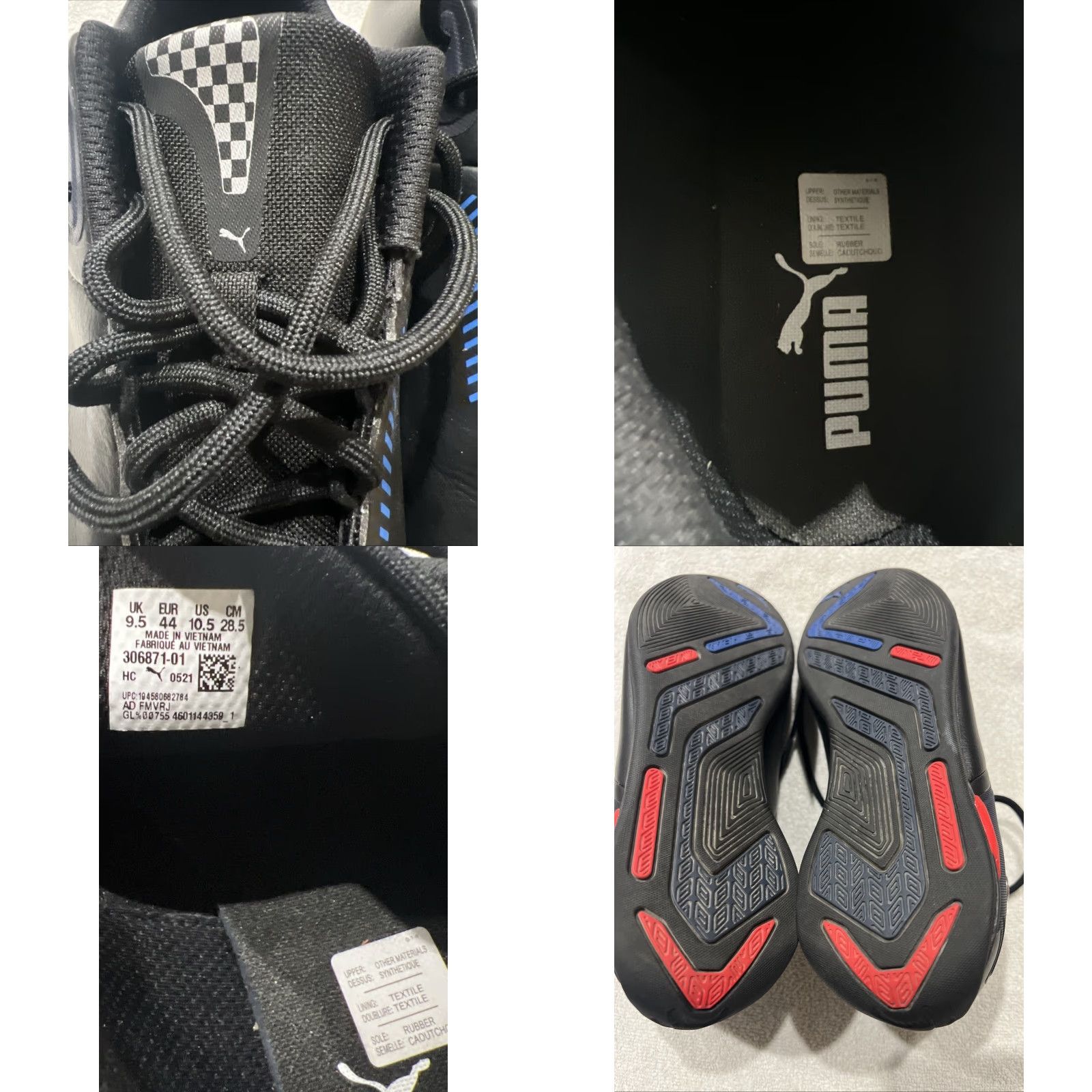 Puma PUMA BMW MMS A3ROCAT Sneakers Black 45 US 10.5 Men Racing Low Top Size US 11 / EU 44 - 8 Thumbnail