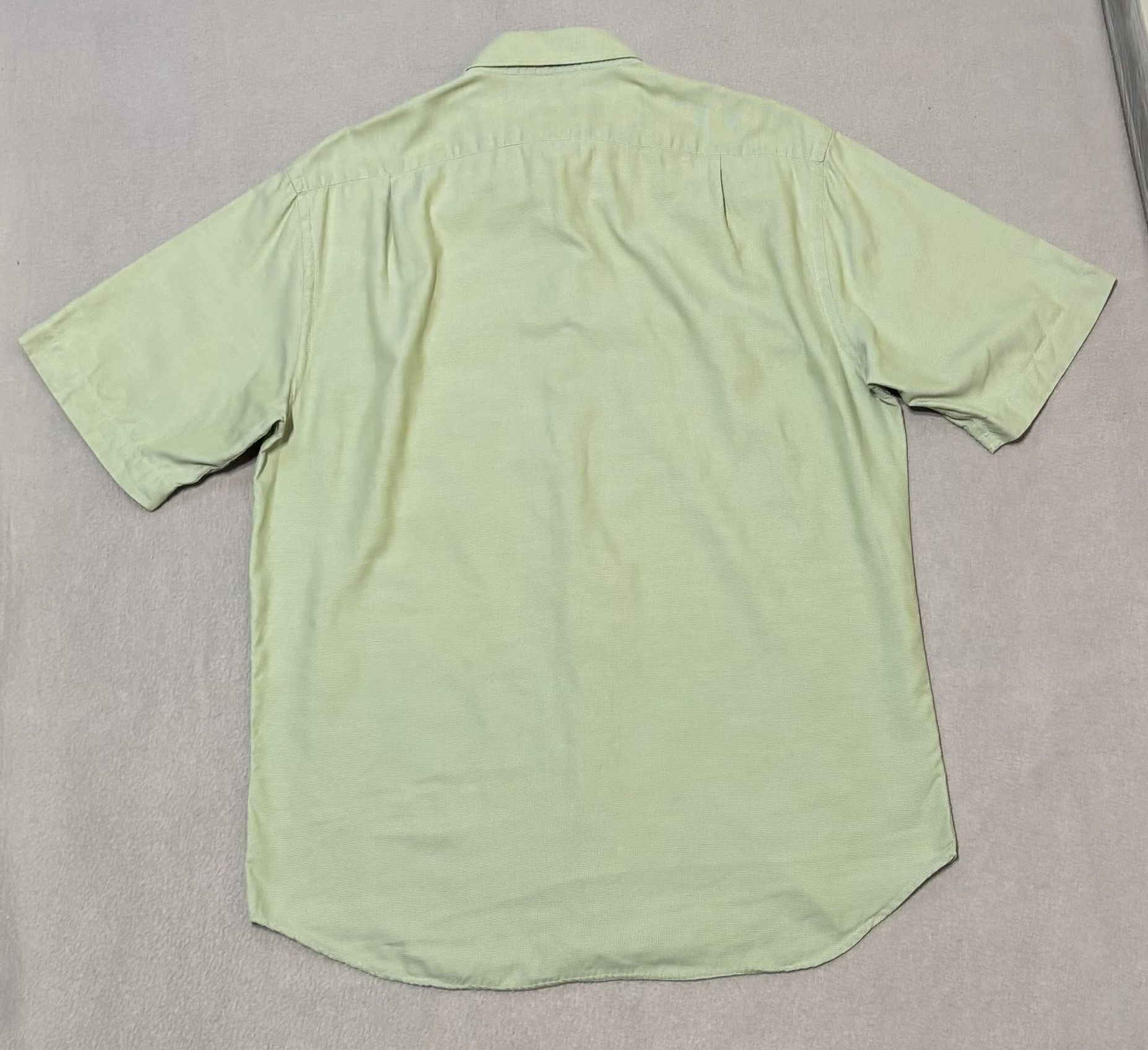 Yves Saint Laurent Yves Saint Laurent Green shirt vintage size 39 Size US L / EU 52-54 / 3 - 6 Thumbnail
