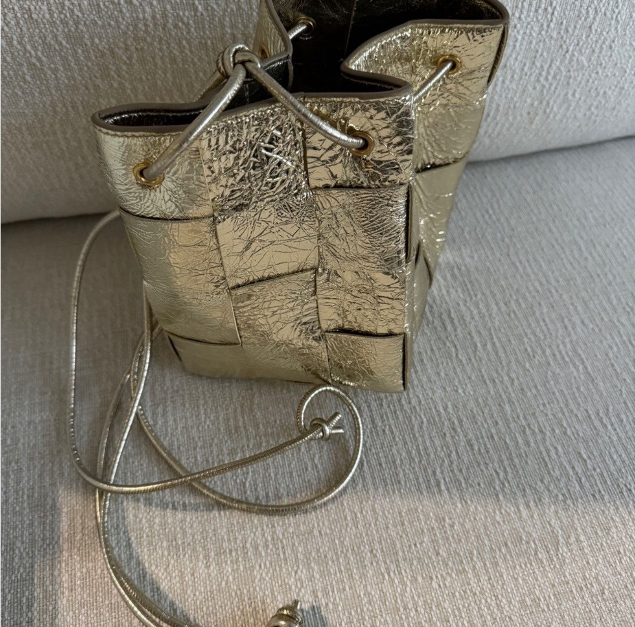 Bottega Veneta Bottega Veneta Metallic Small Cassette Bag Size ONE SIZE - 2 Thumbnail