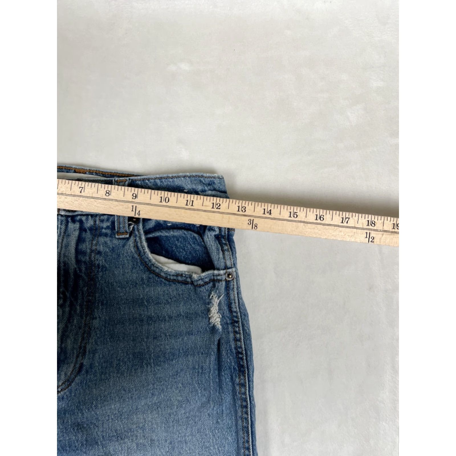 Abercrombie & Fitch VINTAGE Abercrombie & Fitch 90s Relaxed Jeans Womens 26 Blue Ultra High Rise Distressed Size 26" / US 2 / IT 38 - 4 Thumbnail