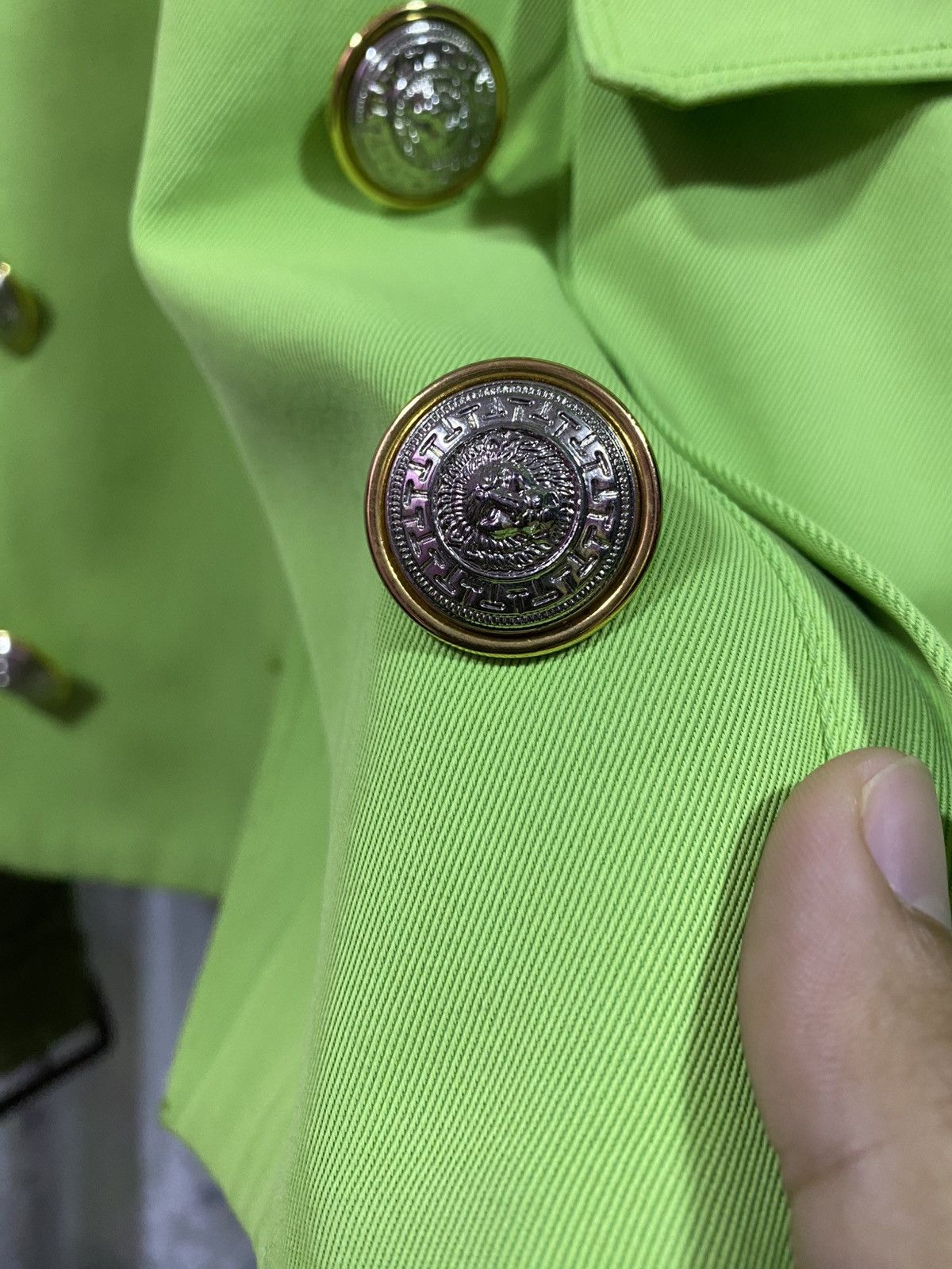 Versace Vintage 70s Gianni Versace Collection Double Breasted Jacket Size S / US 4 / IT 40 - 8 Thumbnail