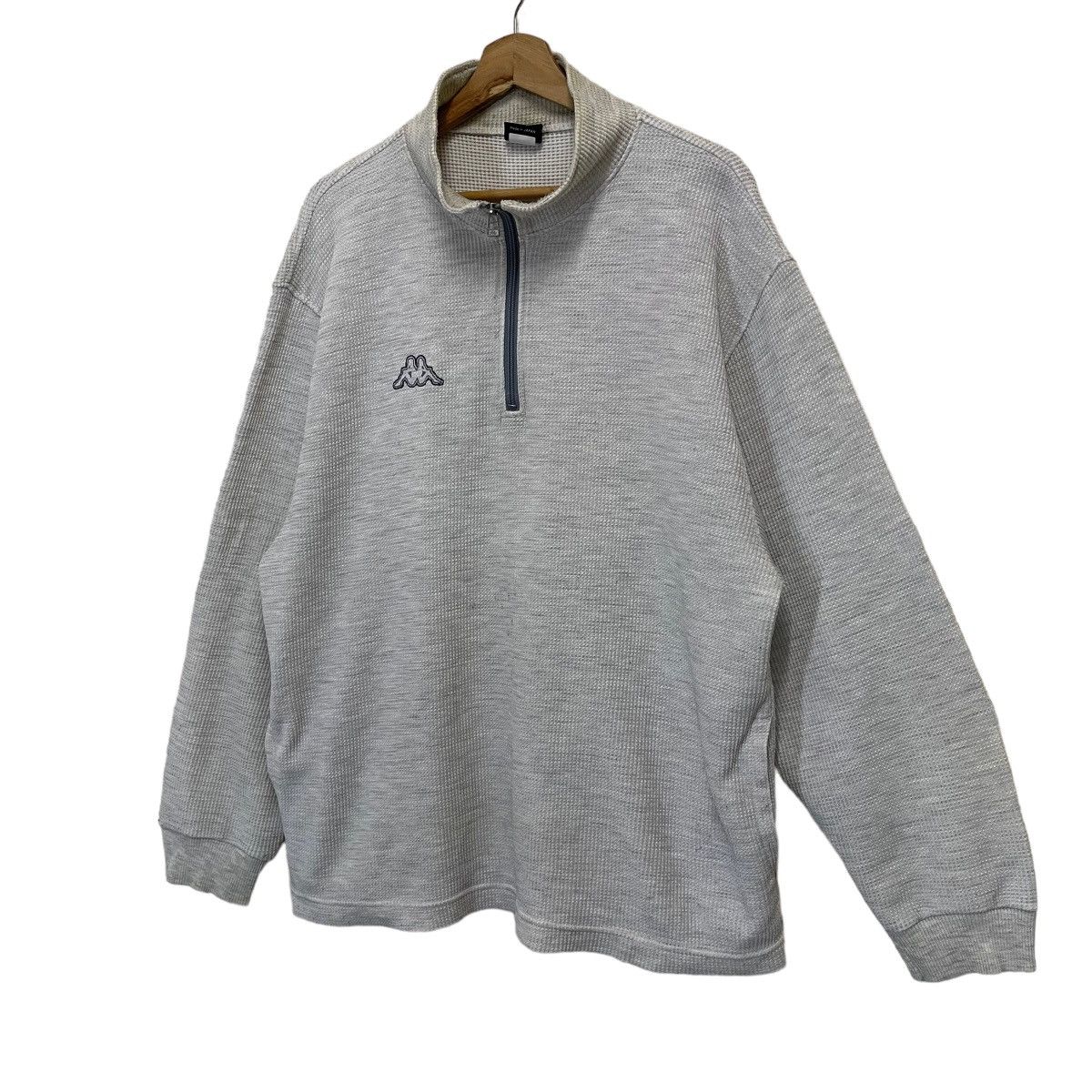 Japanese Brand Vtg 90s Kappa Made In Japan Small Logo Halfzip Sweatshirt Size US XL / EU 56 / 4 - 3 Thumbnail