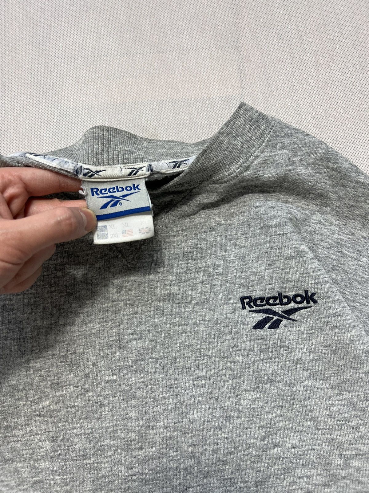 Reebok × Vintage Sweatshirt Reebok vintage 90’s boxy fit 70x68 cm Size US XL / EU 56 / 4 - 3 Thumbnail