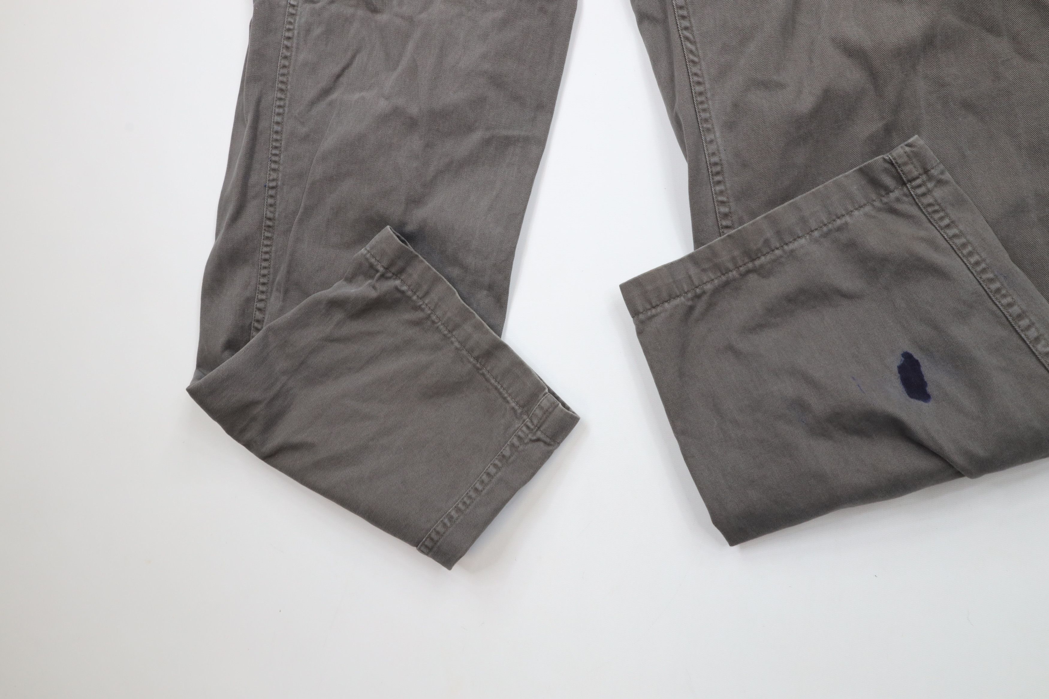 Cabelas × Vintage Vintage Cabelas Wide Leg Military Cargo Pants Gray Cotton Size US 36 / EU 52 - 7 Thumbnail
