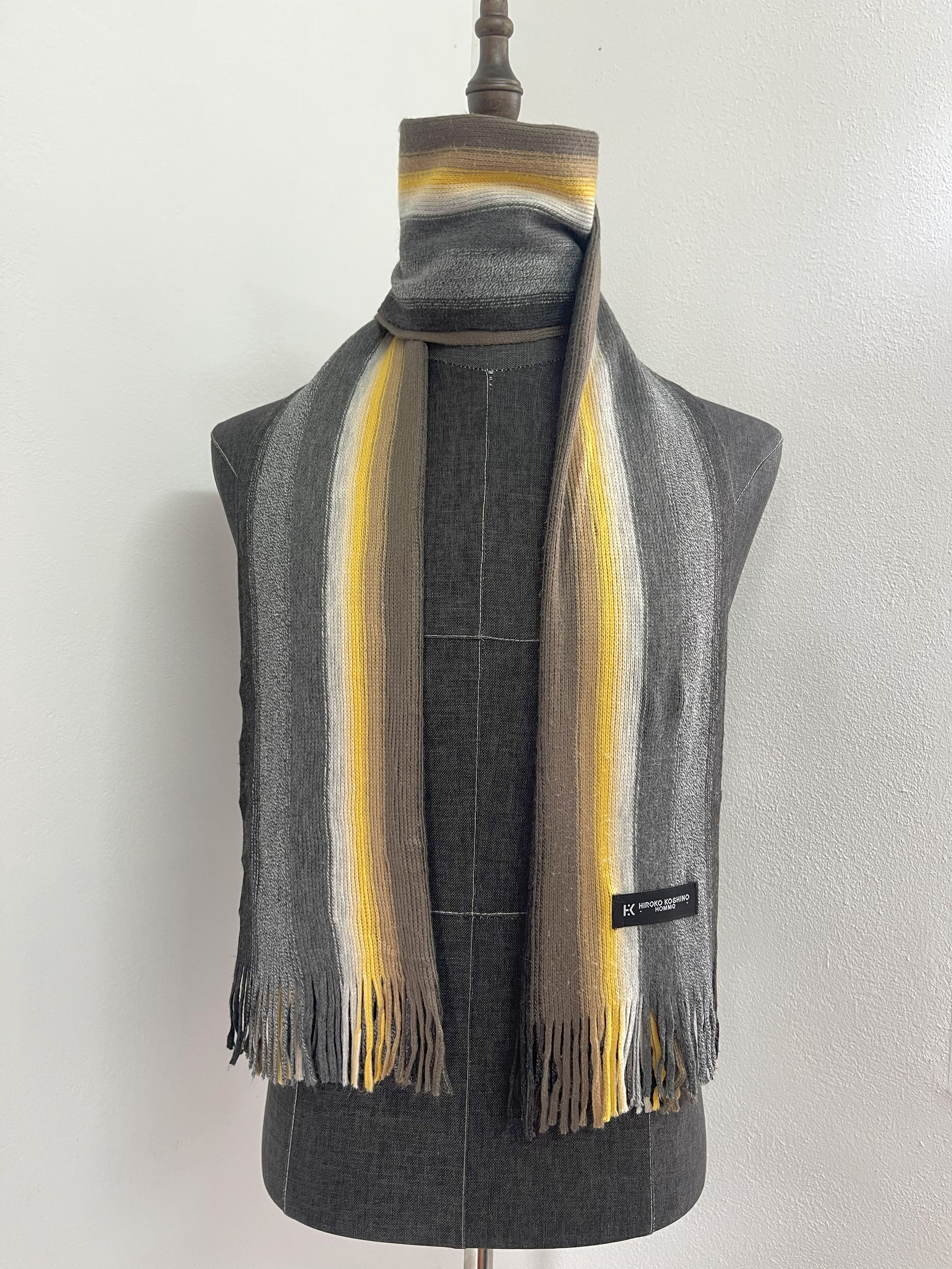 Hiroko Koshino Homme Vintage Hiroko Koshino Scarf / Muffler - 6043 Size ONE SIZE - 1 Thumbnail
