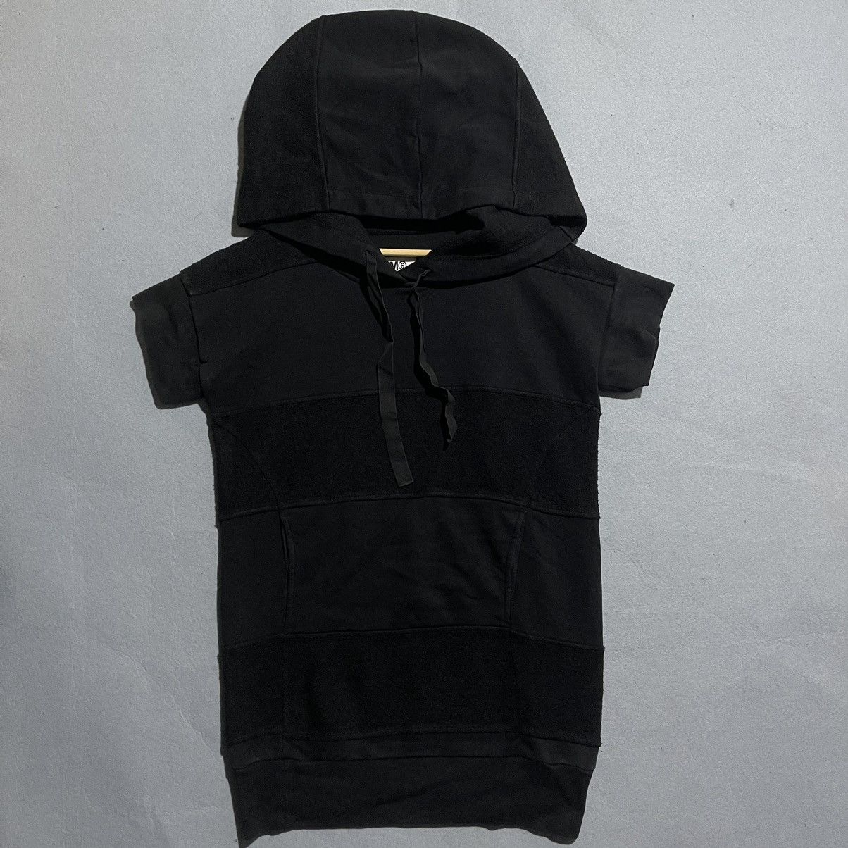 Maison Margiela MM6 Maison Margiela Black Sleeveless Hoodie Tunic – Size S Size S / US 4 / IT 40 - 1 Thumbnail