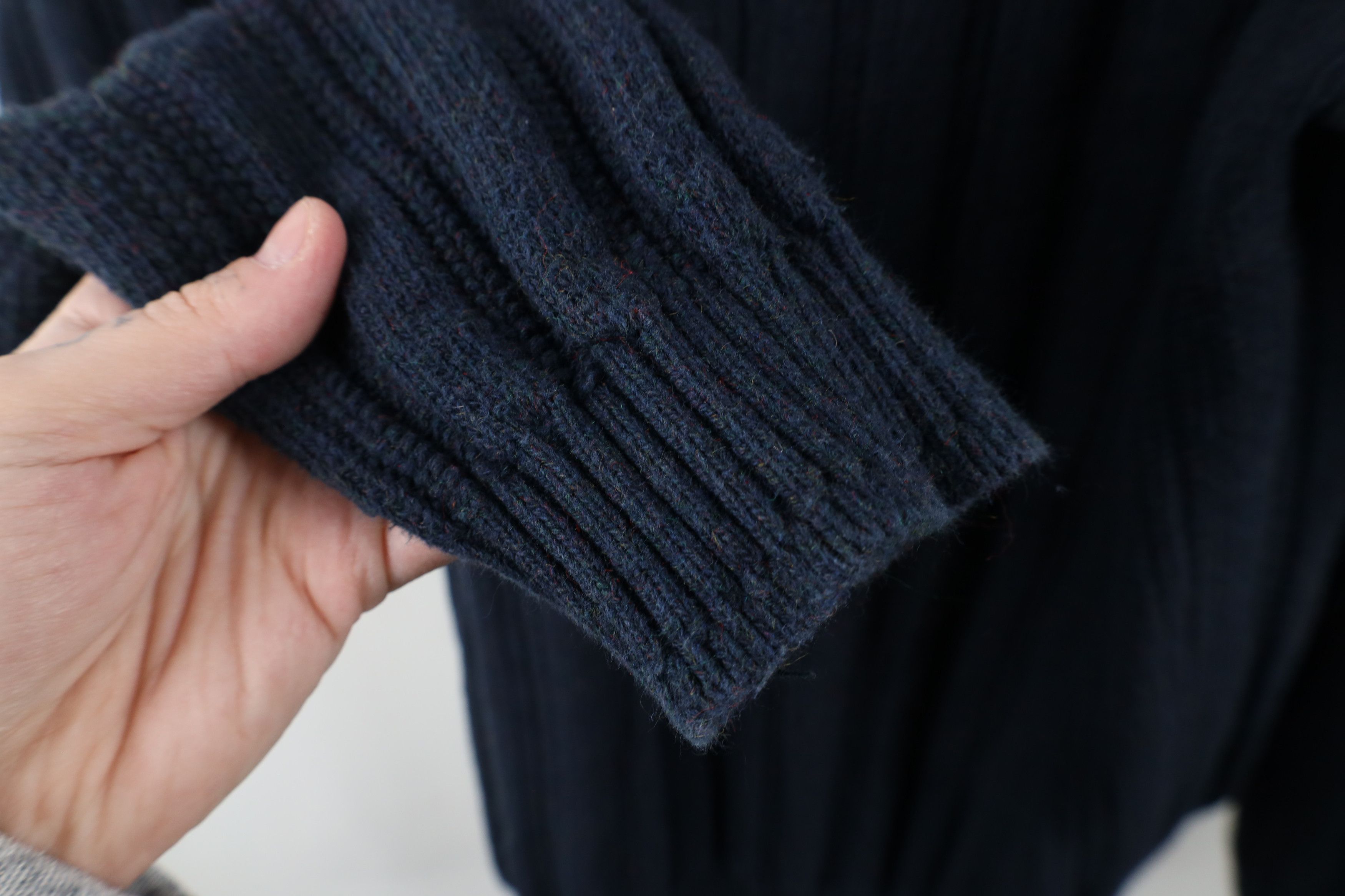 Vintage Vintage 90s Streetwear Heavy Hand Framed Knit Sweater USA Size US XXL / EU 58 / 5 - 8 Thumbnail