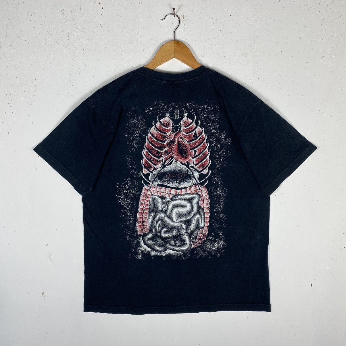 Band Tees × Vintage VINTAGE MAXIMUM THE HORMONE HUNGRY PRIDE BY HARAPEKO TEE Size US L / EU 52-54 / 3 - 6 Thumbnail