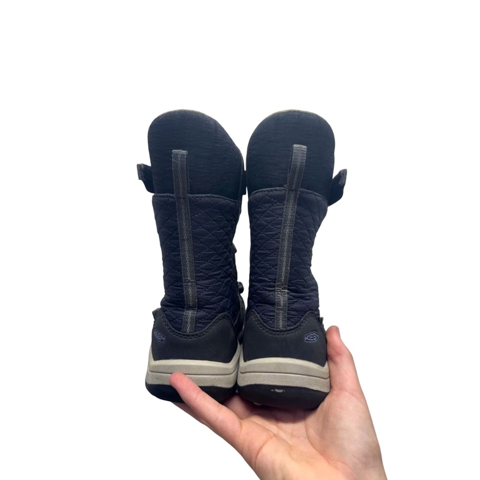 KEEN Keen Waterproof Insulated Winter Boots Black & Gray Size 7 Boys 7 (Pre-Owned Good) Size US 7 / EU 40 - 2 Thumbnail