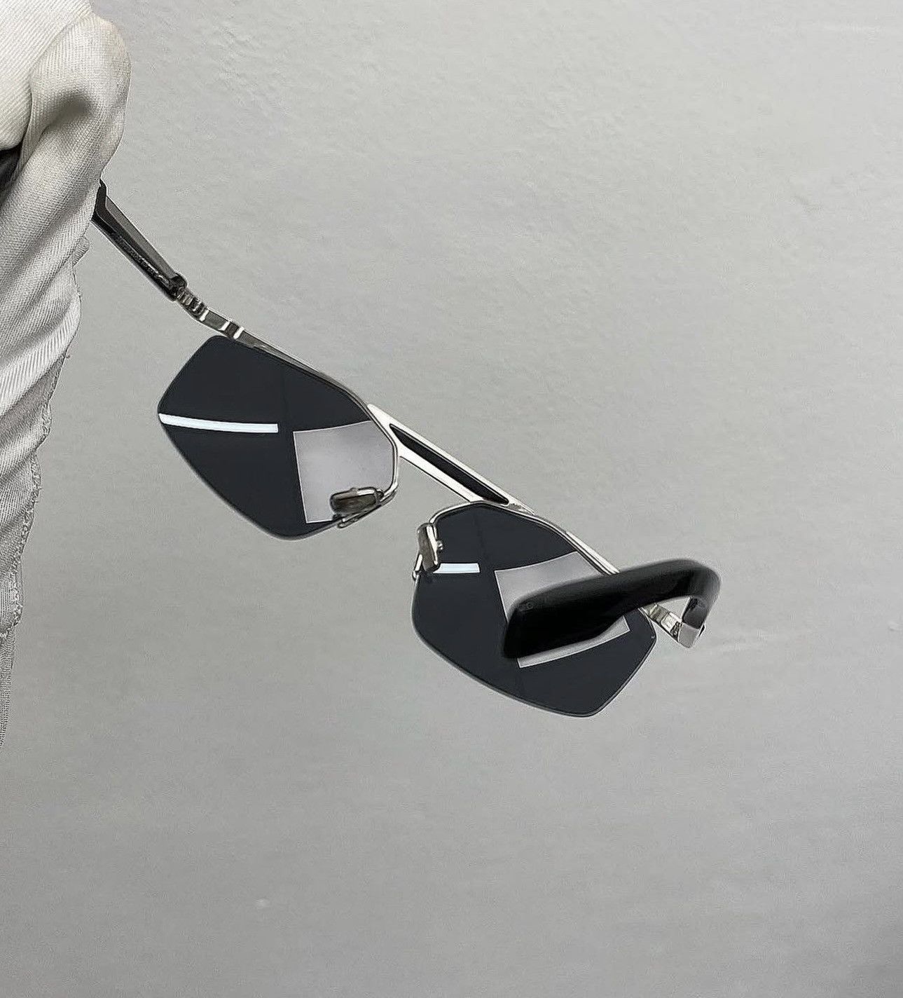 Dior Dior Psychodelic Sunglasses Black/Silver (84JIR) Size ONE SIZE - 4 Thumbnail
