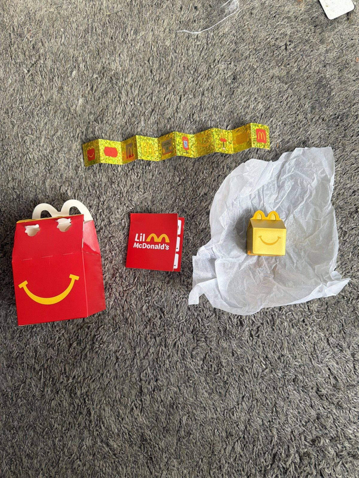 Hypebeast 2025 Lil McDonald’s Gold Happy Meal Box Miniature Size ONE SIZE - 1 Thumbnail