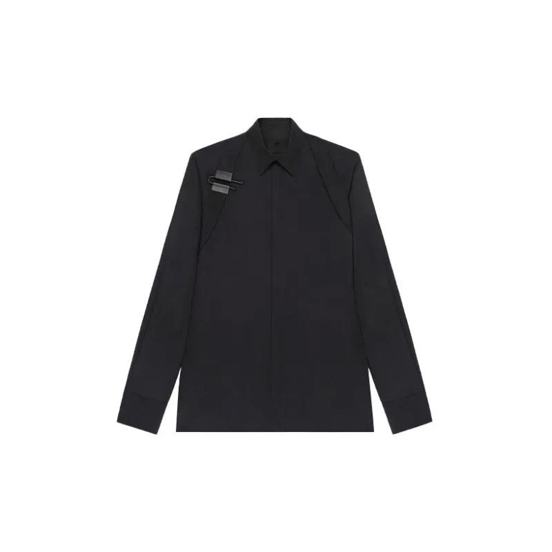 o1w1db10325 Harness detail Shirt in Black
