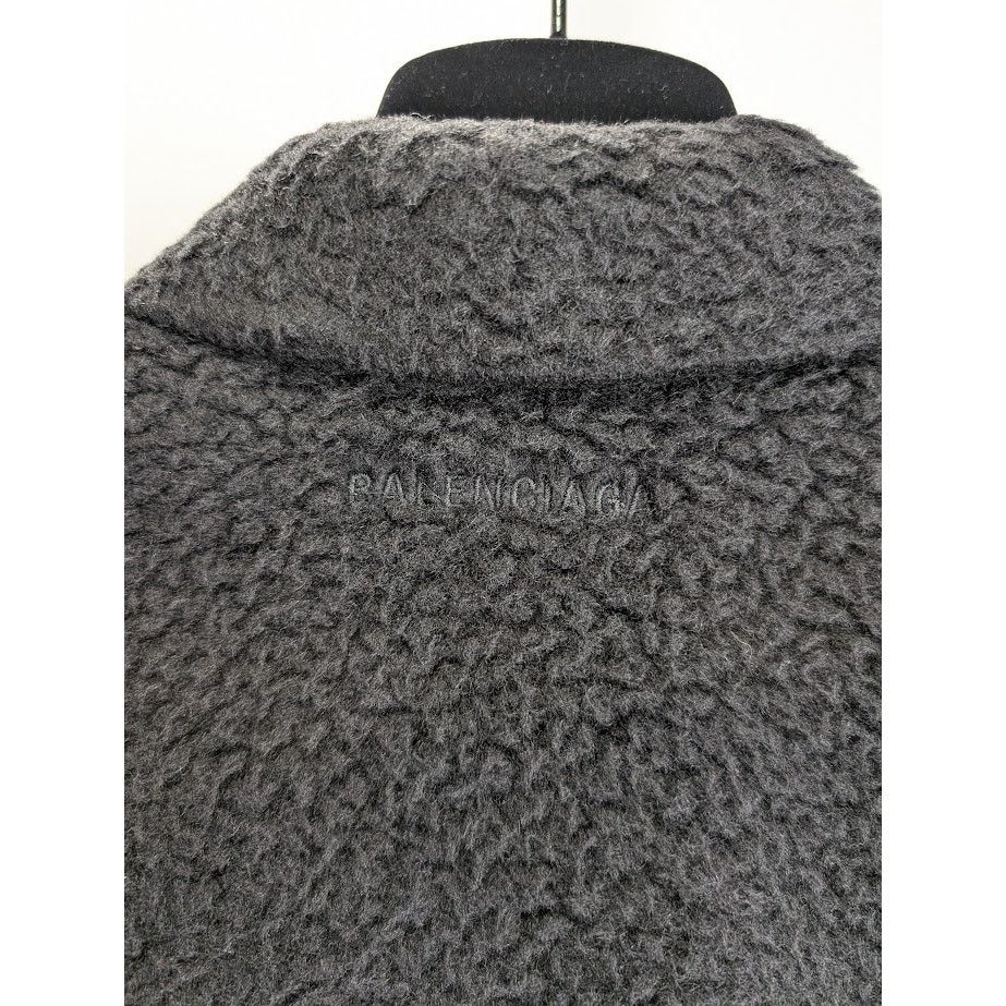 Balenciaga o1rshd1 Boxy Coat Fur in Black Size US S / EU 44-46 / 1 - 13 Thumbnail