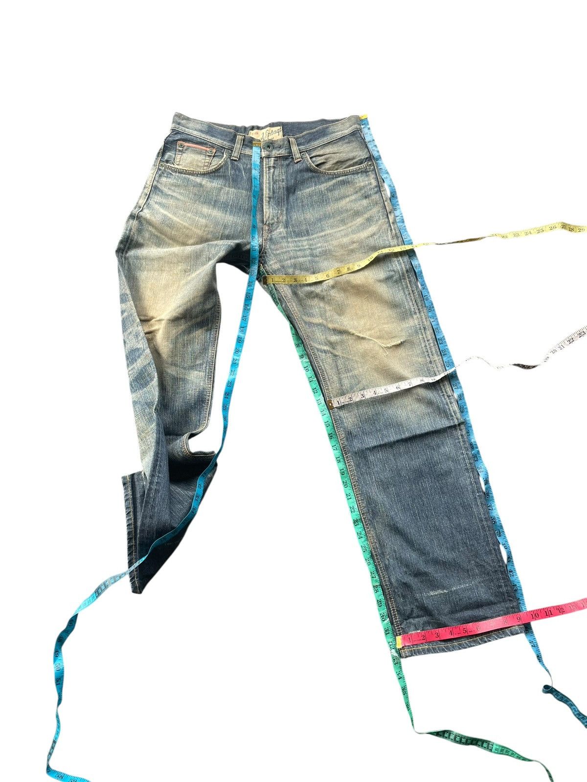 Edwin Vintage Edwin 505V Selvedge Aging Distressed Size US 36 / EU 52 - 22 Thumbnail