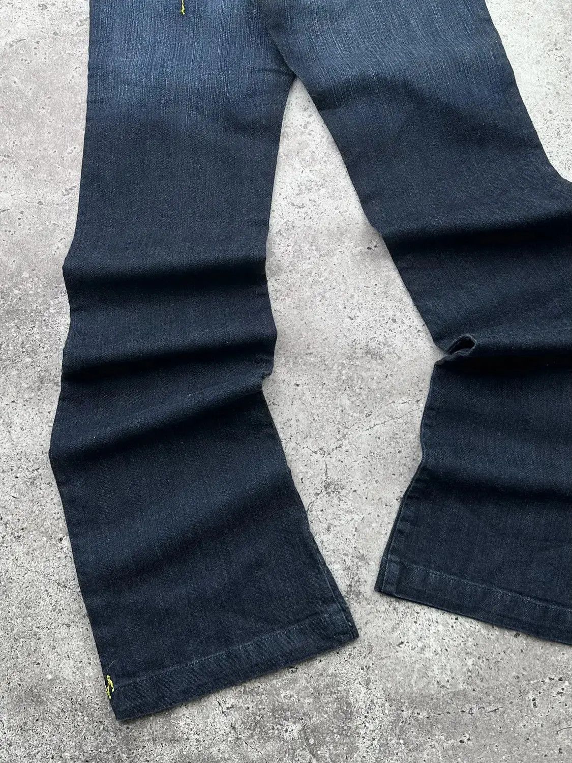 Japanese Brand Vintage Flare Jeans C556(V438) Size 25" / US 0 / IT 36 - 7 Thumbnail