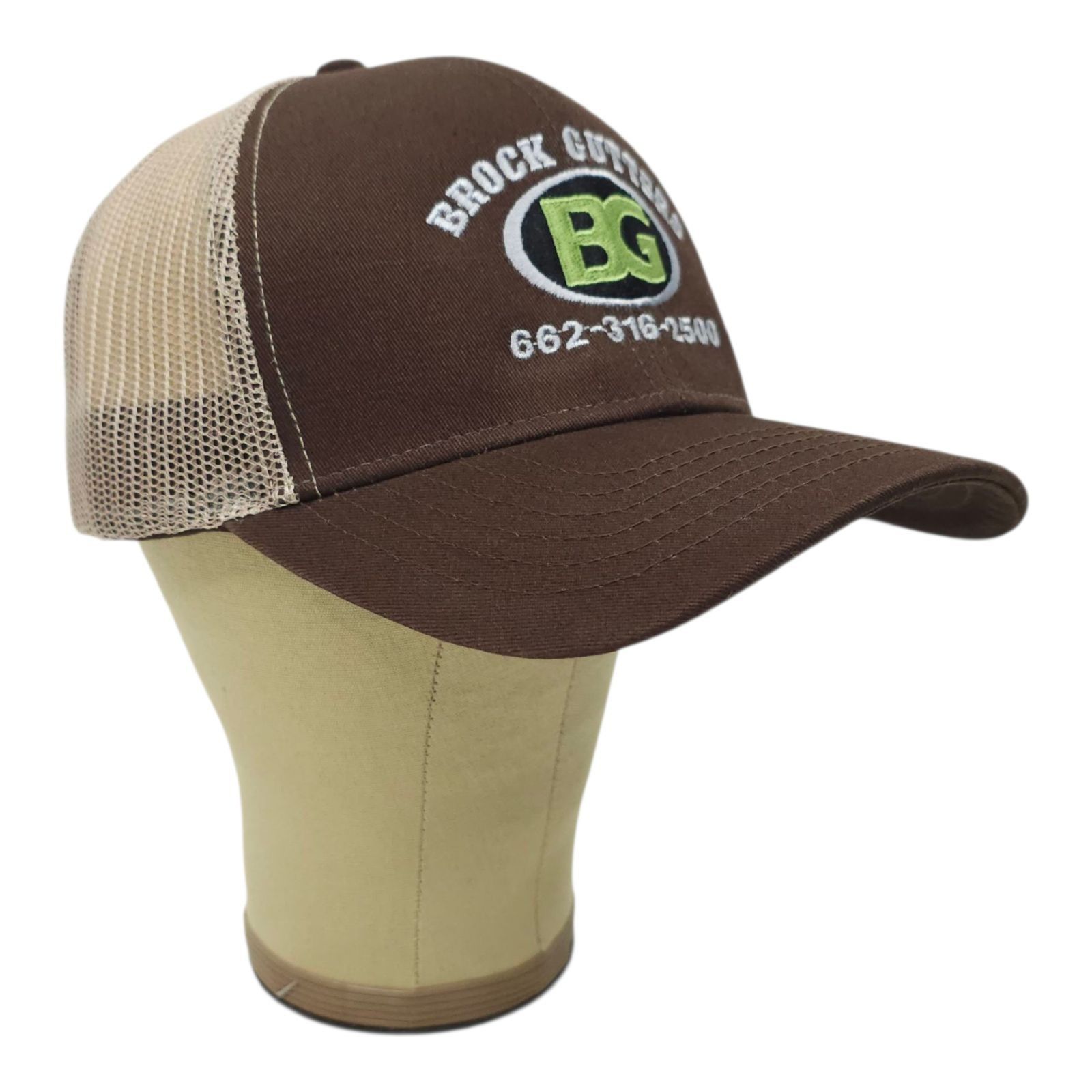 Other Brock Gutters Mesh Snapback Cap Trucker Baseball Embroidered Size ONE SIZE - 3 Thumbnail