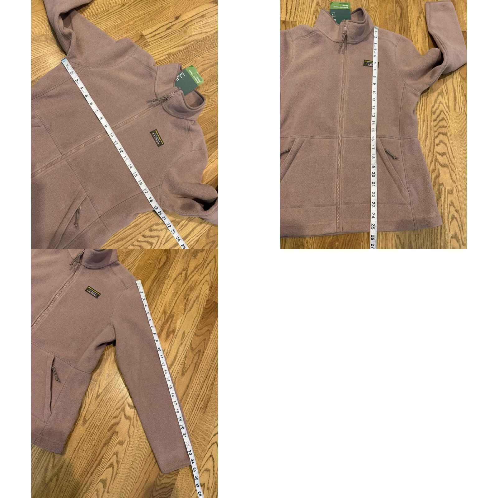 Vintage L.L. Bean Mountain Classic Fleece Jacket Women’s Small Reg Mauve Taupe NWT Size S / US 4 / IT 40 - 8 Thumbnail