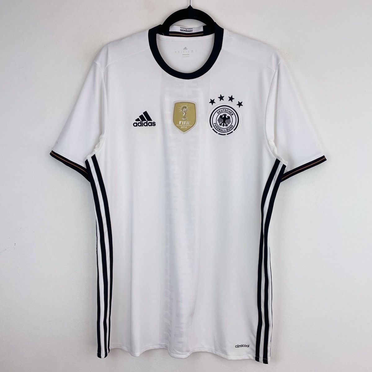 Adidas Germany Adidas Genuine Home Jersey Shirt 2015/2016 size M Size US M / EU 48-50 / 2 - 1 Thumbnail