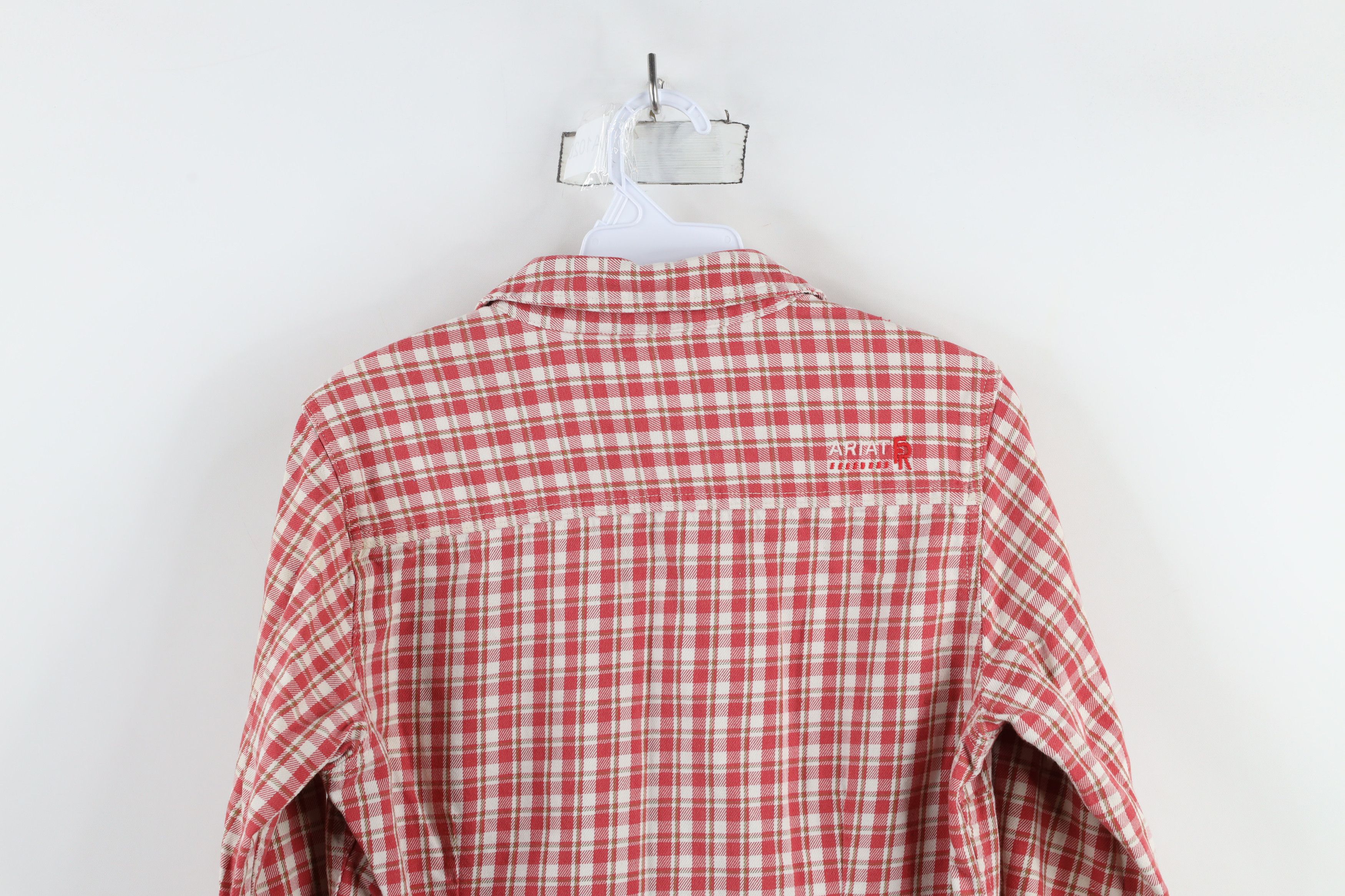 Ariat × Vintage Ariat FR Fire Flame Resistant Flannel Work Button Shirt Size M / US 6-8 / IT 42-44 - 20 Thumbnail
