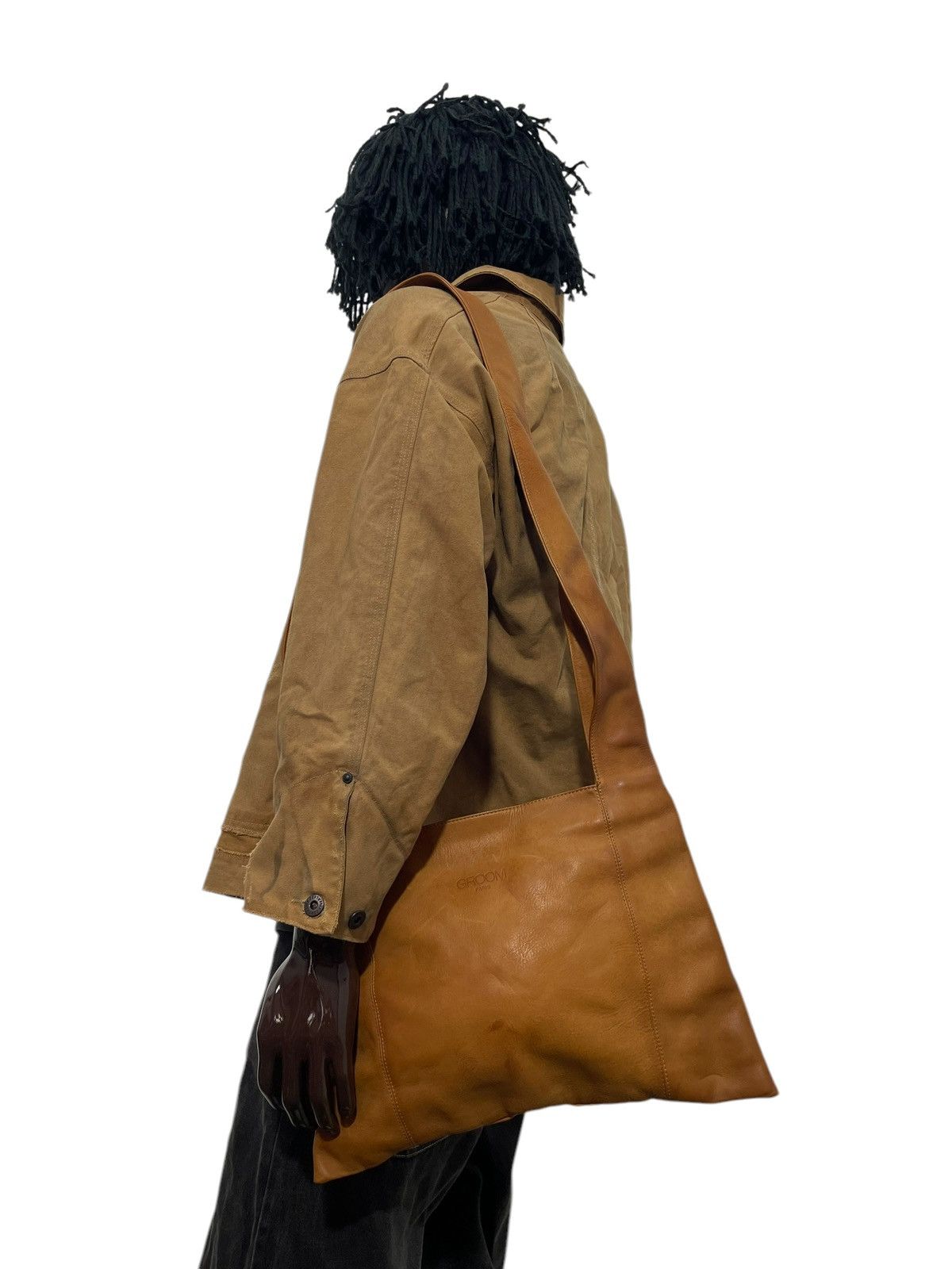 Genuine Leather Full Leather Patina Groom Paris Shoulder Bag 1🟩4 Size ONE SIZE - 1 Thumbnail