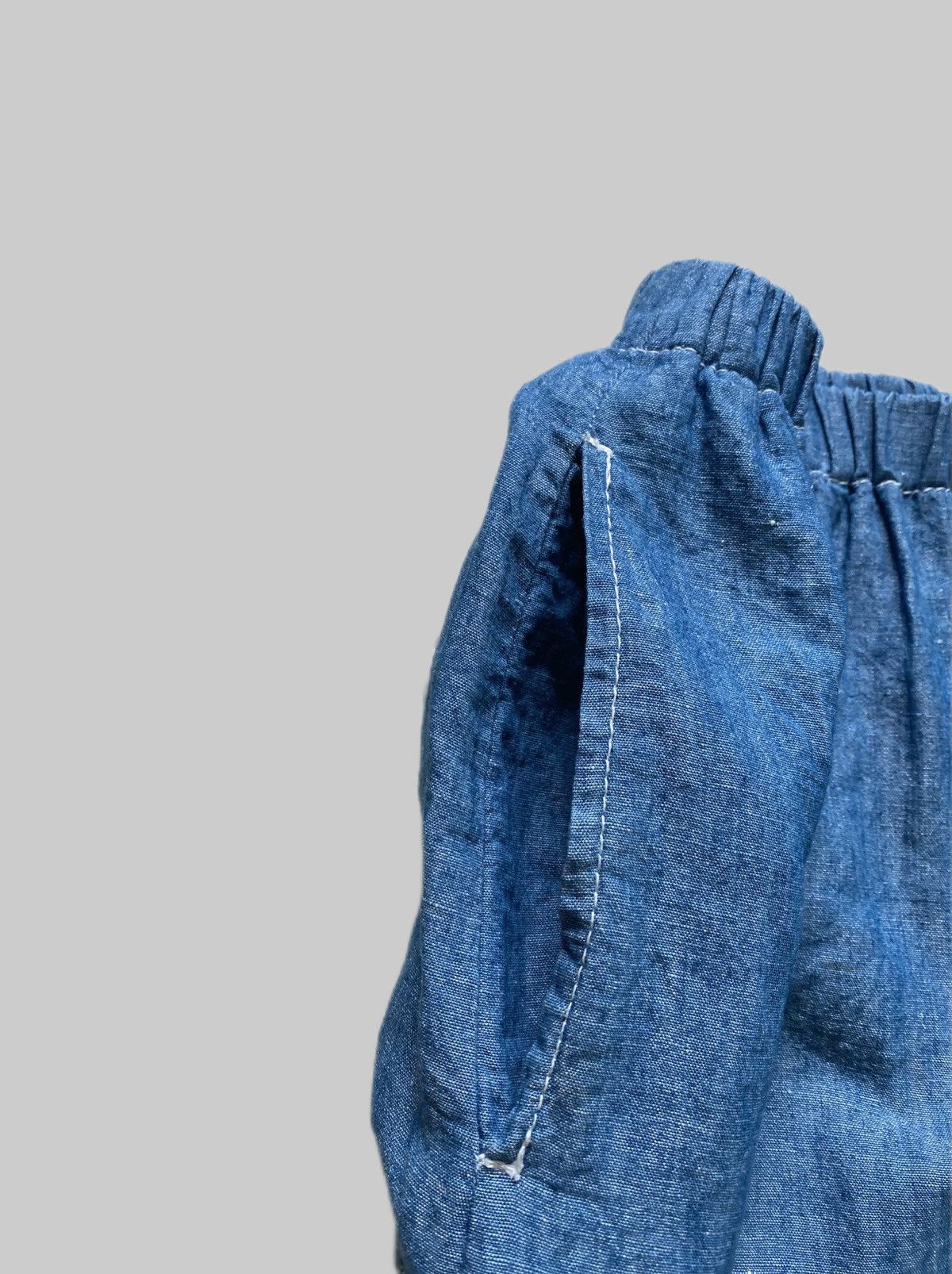 Tricot Comme des Garcons AD2007 Tricot CommeDesGarcons Raw Finish Tiered Denim Skirt Size 30" / US 8 / IT 44 - 8 Thumbnail