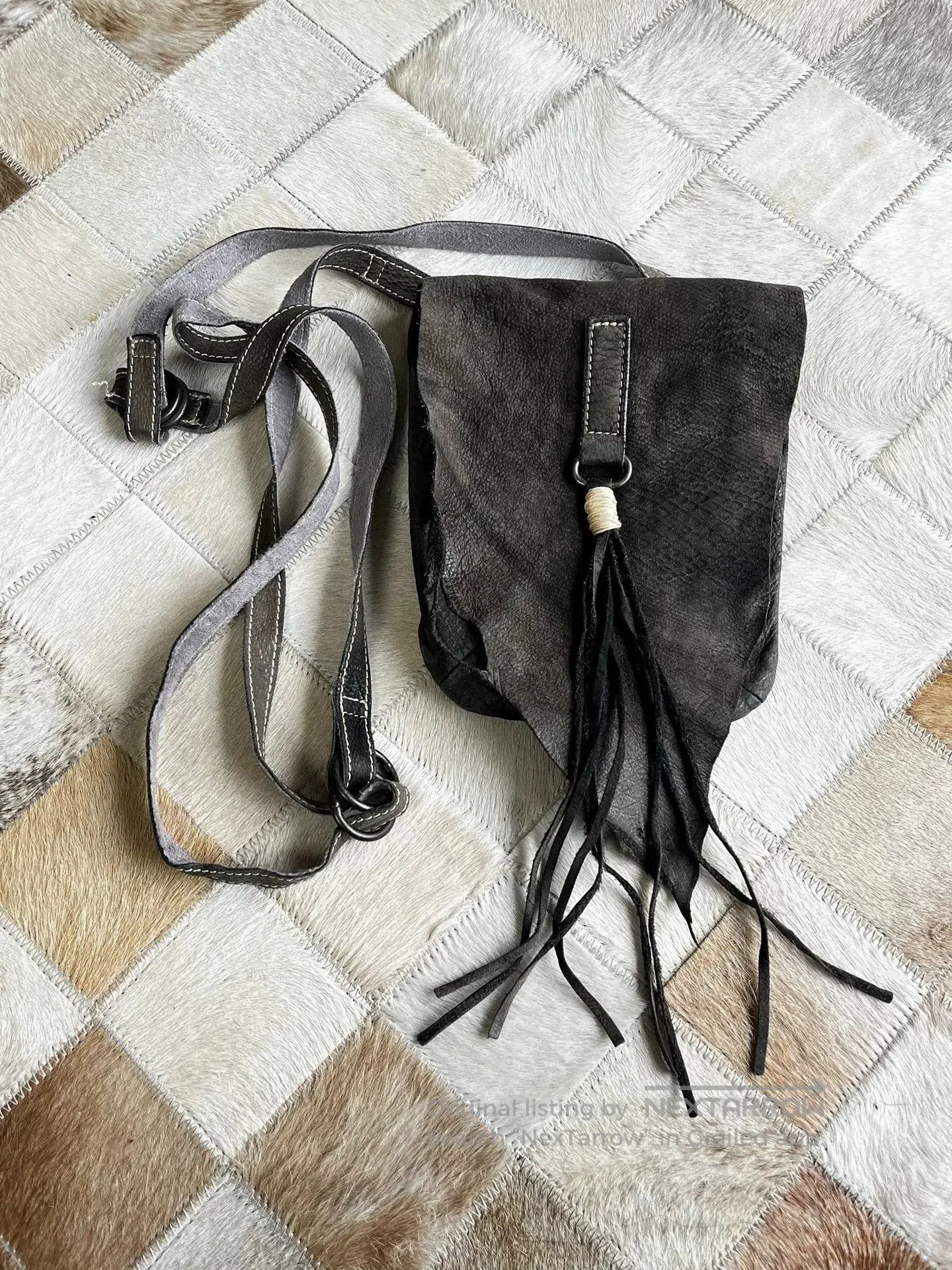 MASAHIROMARUYAMA Kyoji Maruyama Cowhide Fringe Crossbody Bag. Size ONE SIZE - 6 Thumbnail