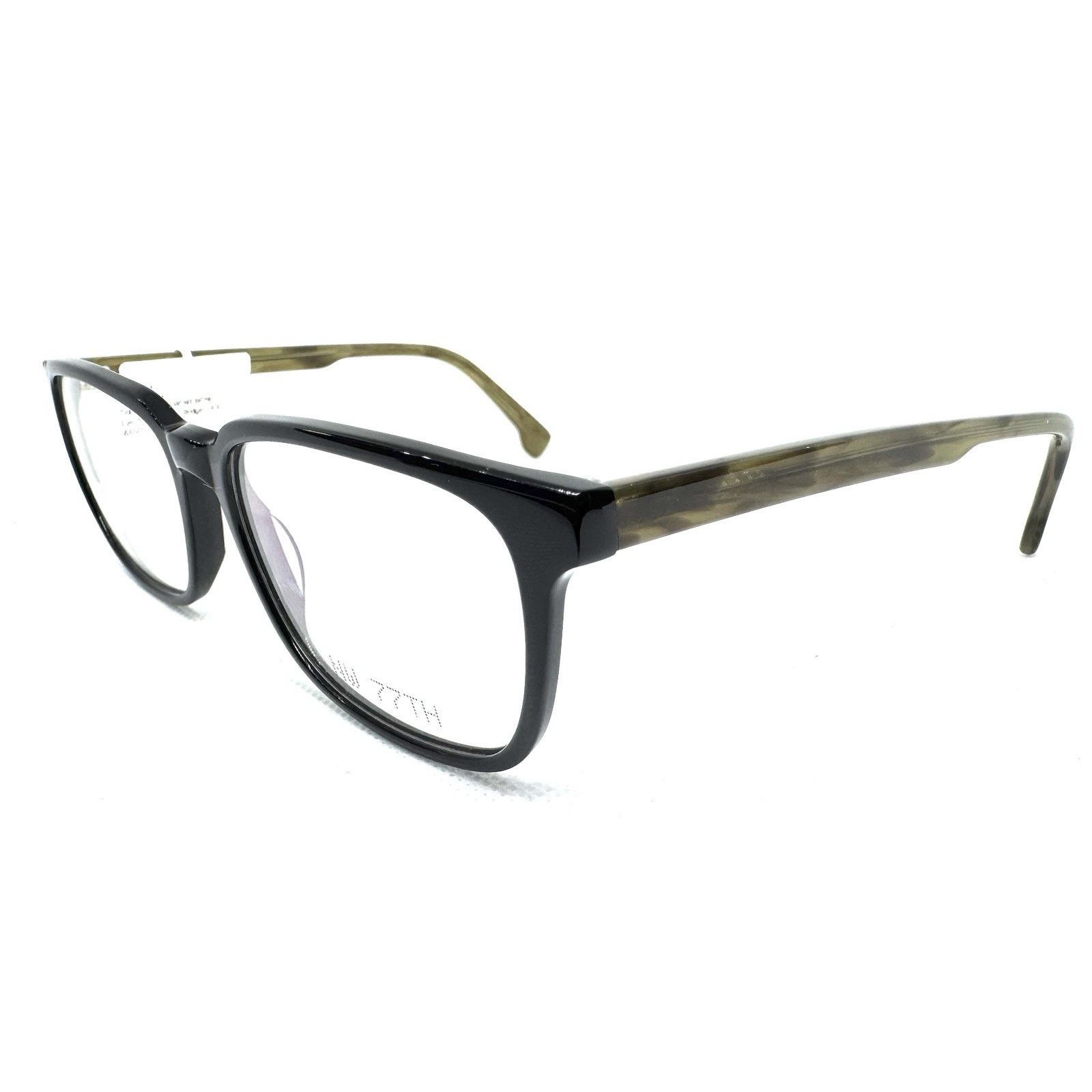 Other NW 77TH USA 951 BLACK BONE AUTHENTIC EYEGLASSES FRAMES 51-18 Size ONE SIZE - 2 Thumbnail
