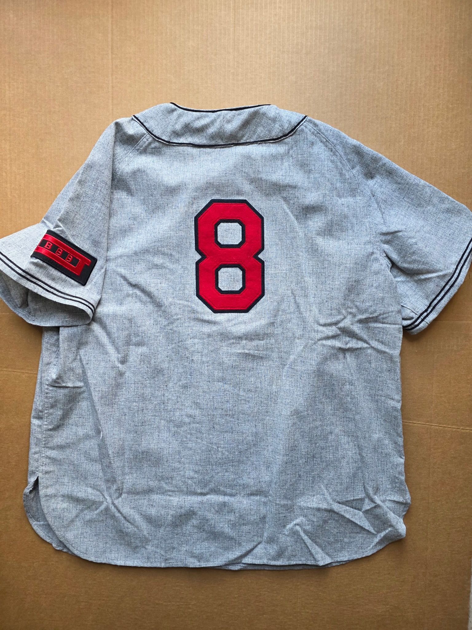 Ebbets Field Flannels Birmingham Black Barons 1948 Authentic Wool Road Jersey -New Size US XXL / EU 58 / 5 - 2 Thumbnail