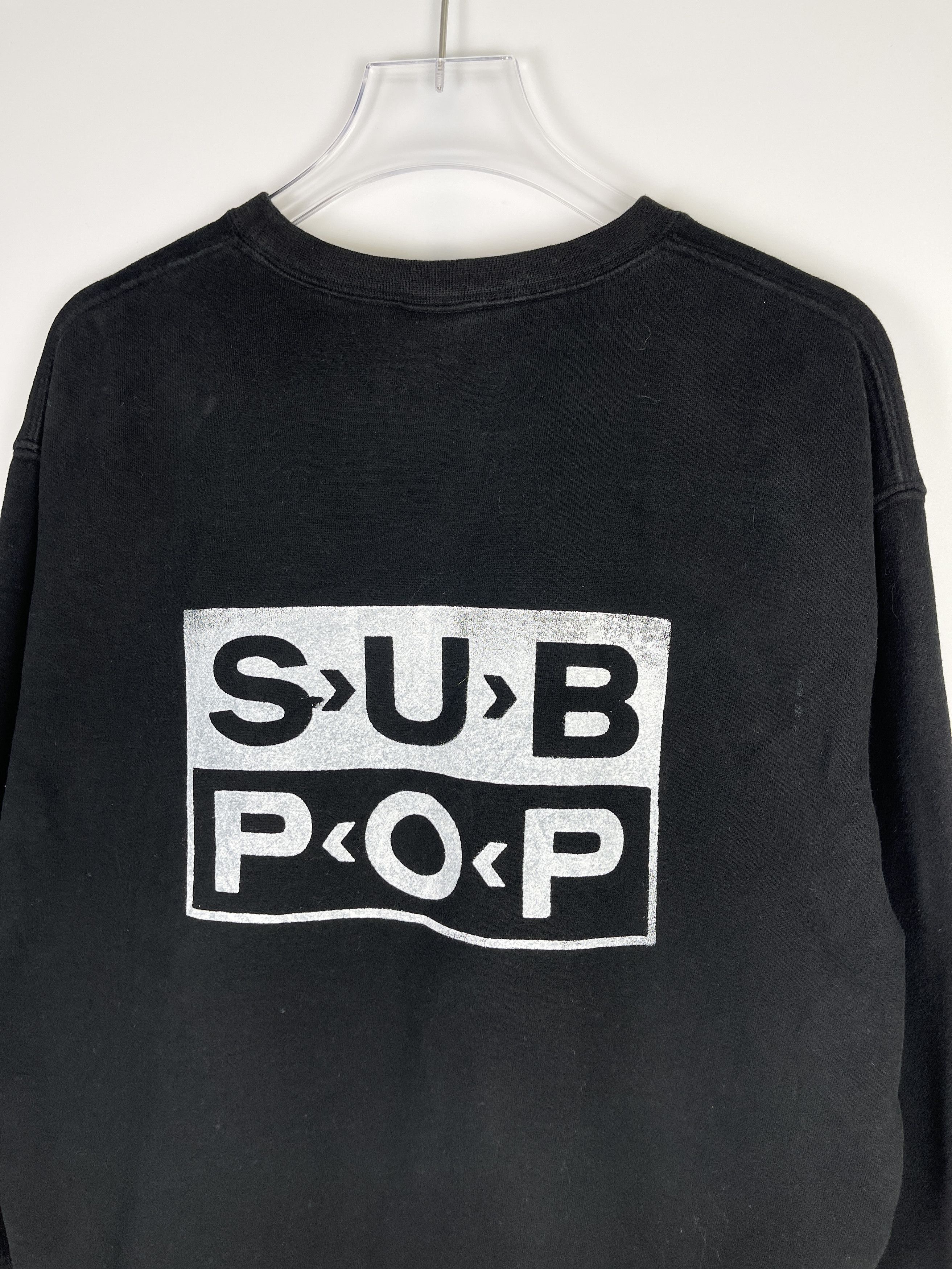 Band Tees R.I.P Kurt SUB POP Black Sweatshirt Size US L / EU 52-54 / 3 - 4 Thumbnail