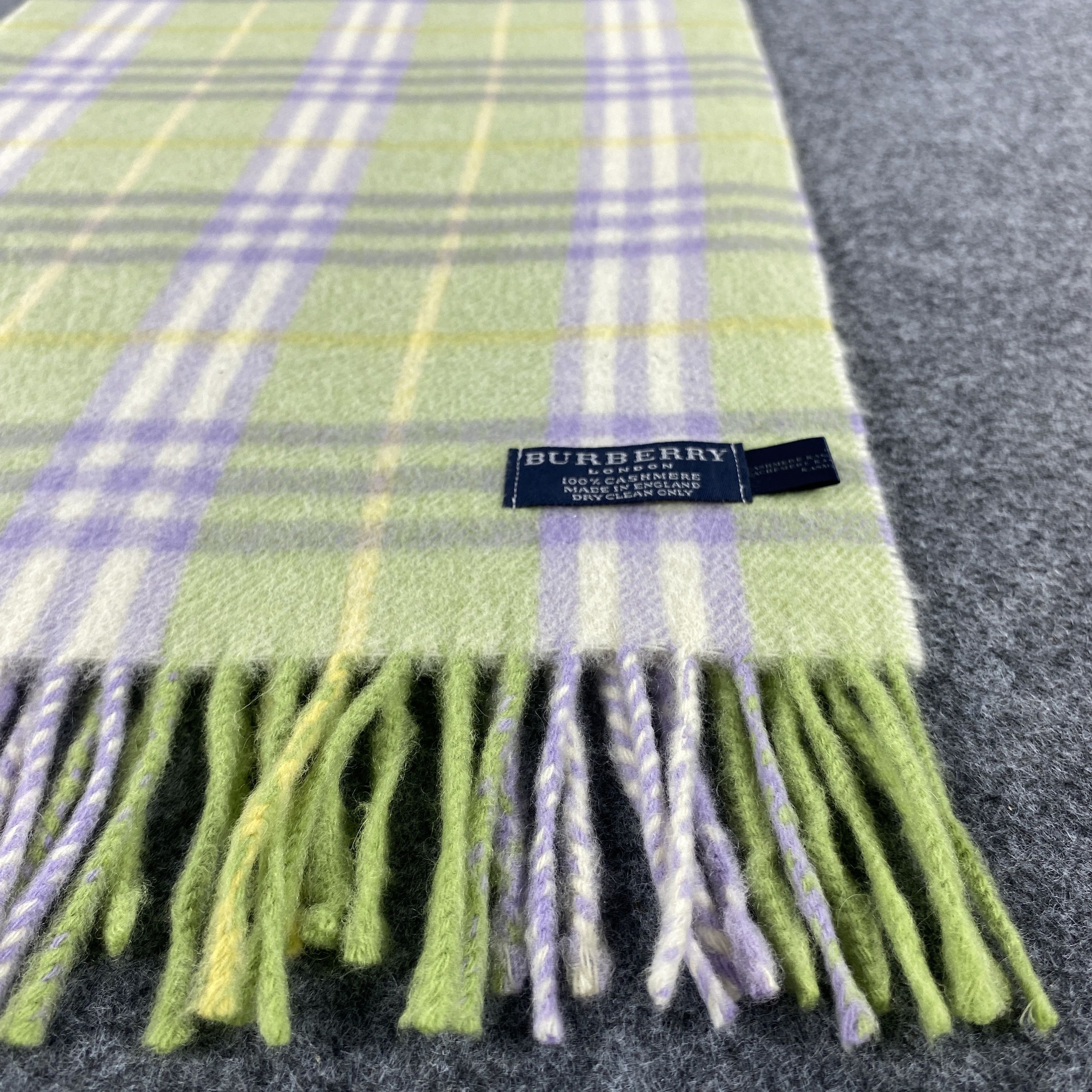 Burberry × Vintage Burberry Scarf # Muffler # Neckwear # D526 Size ONE SIZE - 6 Thumbnail