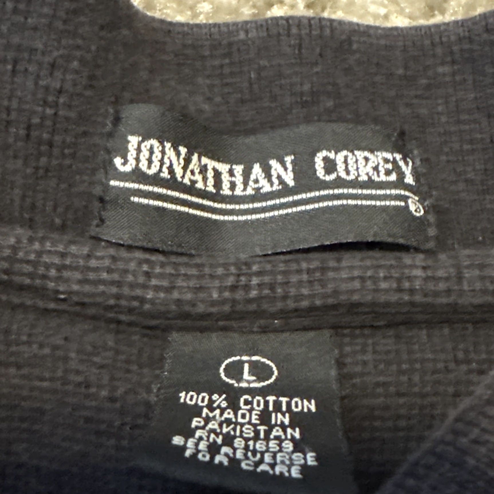 Vintage VINTAGE 90s Pigs Fly Jonathan Corey Golf Polo Shirt Large Mens Black Embroidered Funny Polo Size US L / EU 52-54 / 3 - 5 Thumbnail