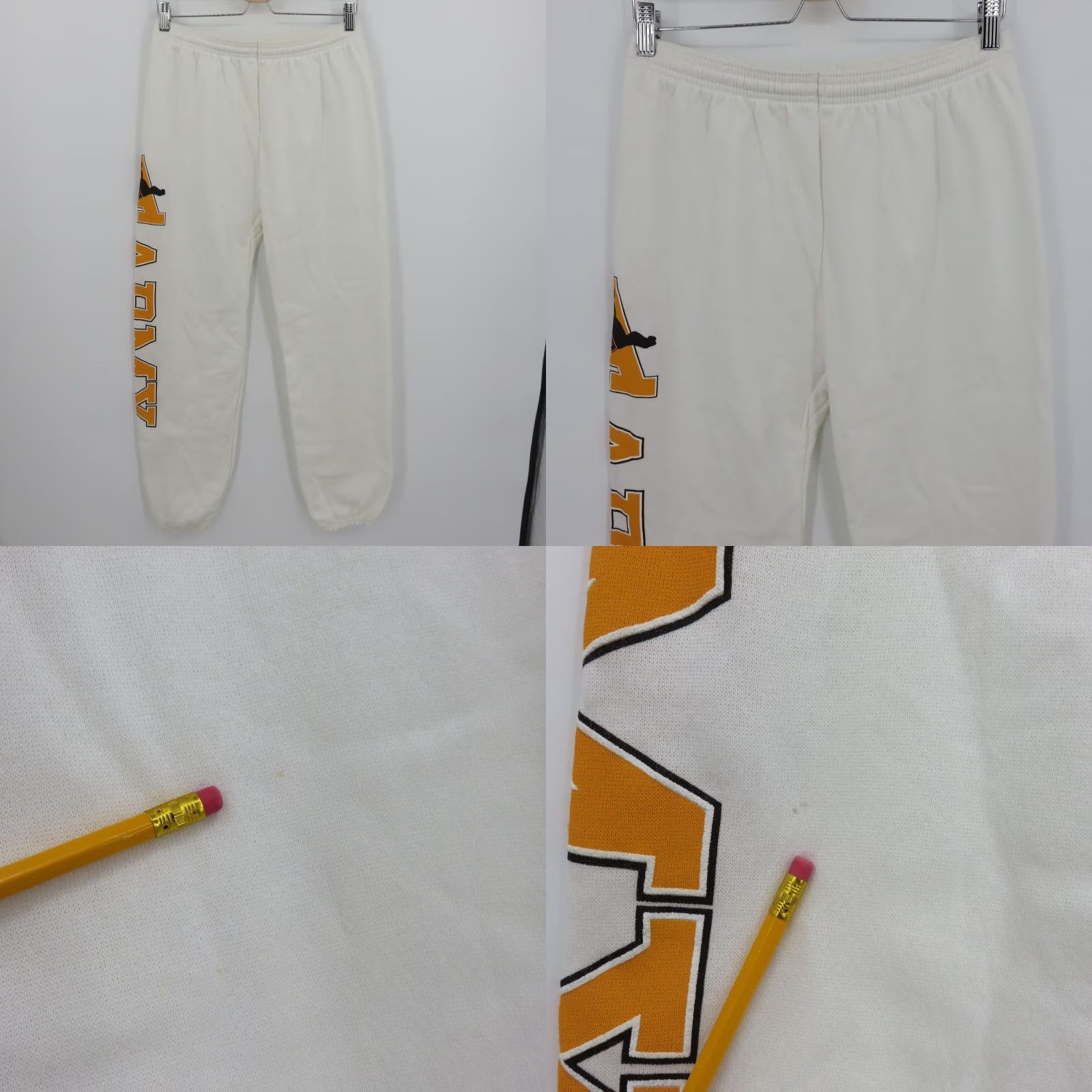 Spell VTG Army Black Knights Men Large White Jogger Sweatpants Size US 33 - 8 Thumbnail