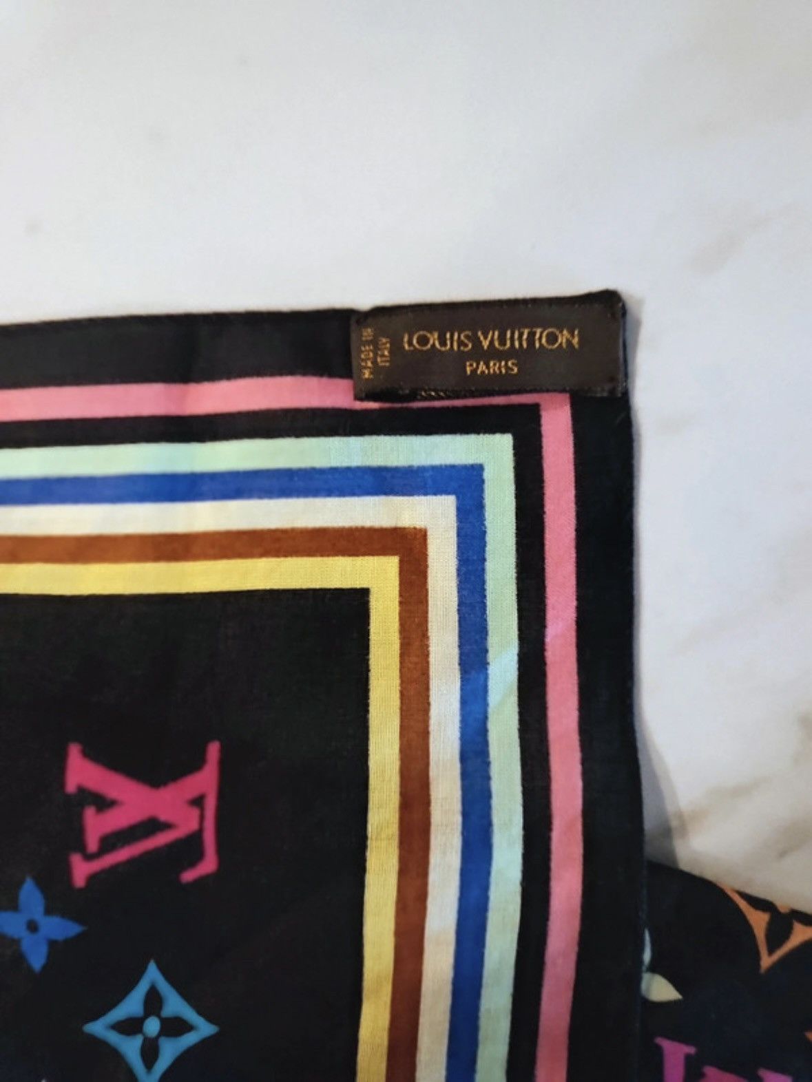 Louis Vuitton × Takashi Murakami OG First release Louis Vuitton x Takashi Murakami Scarf Size ONE SIZE - 6 Thumbnail