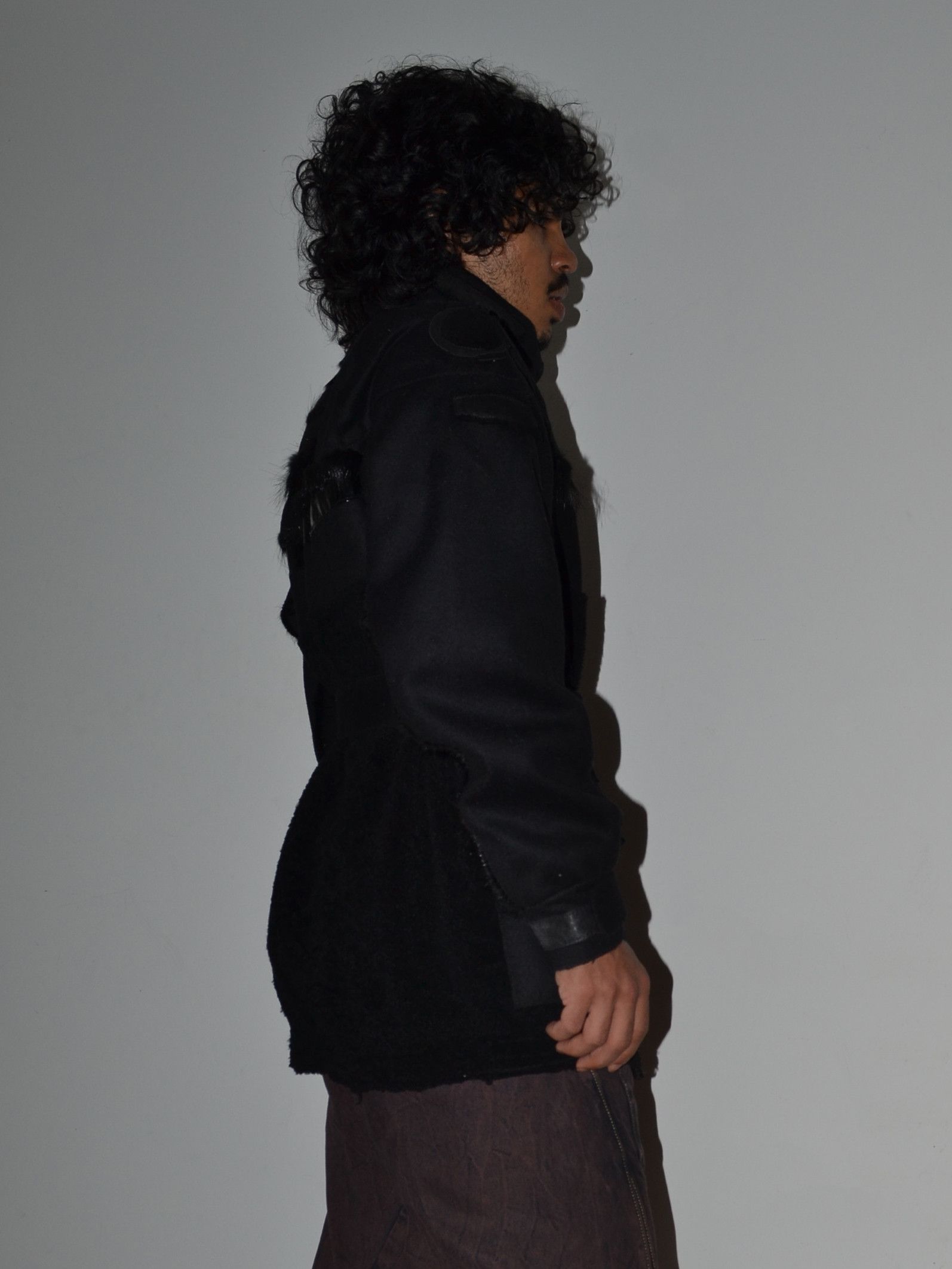 Prada FW2007 Sheep & Nutria Fur Trimmed Wool Military Jacket Size US M / EU 48-50 / 2 - 4 Thumbnail