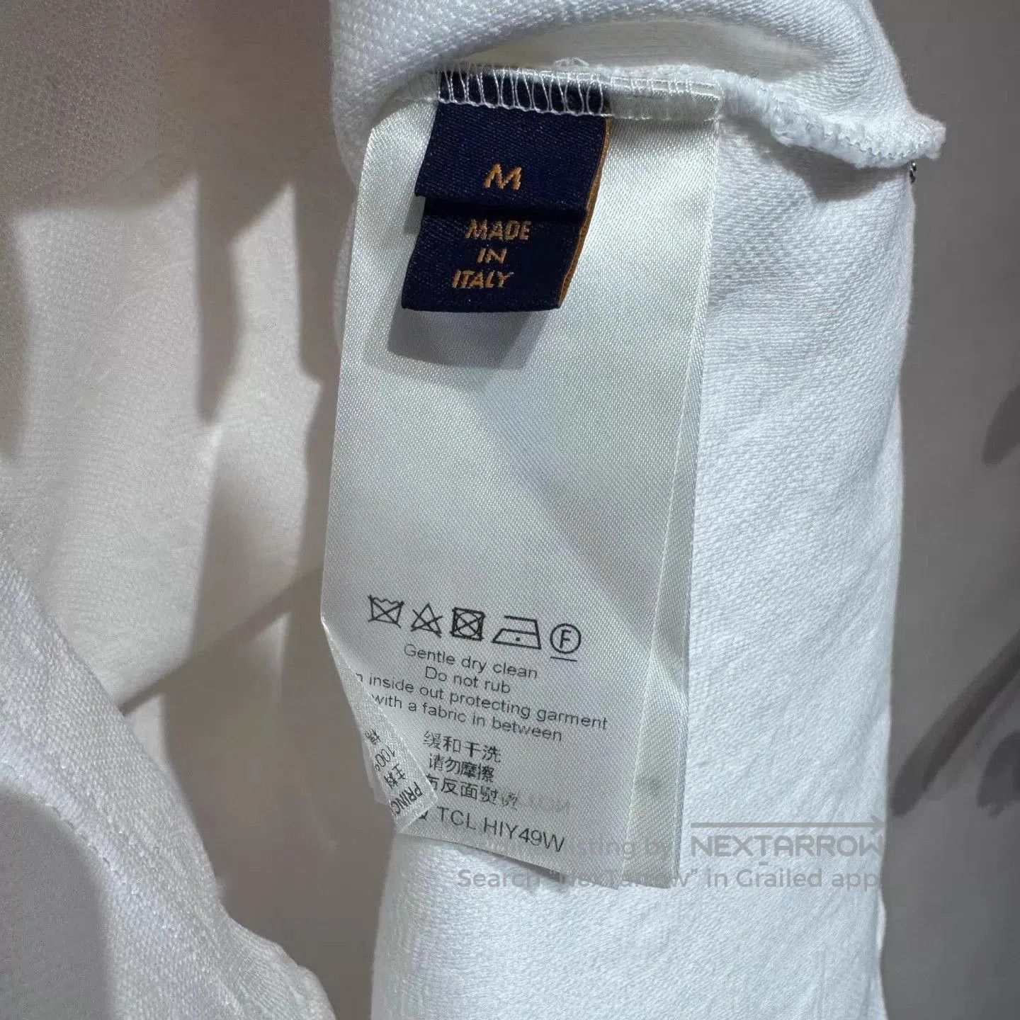 Louis Vuitton White Textured Short Sleeve Shirt with Pocket. Size US M / EU 48-50 / 2 - 5 Thumbnail