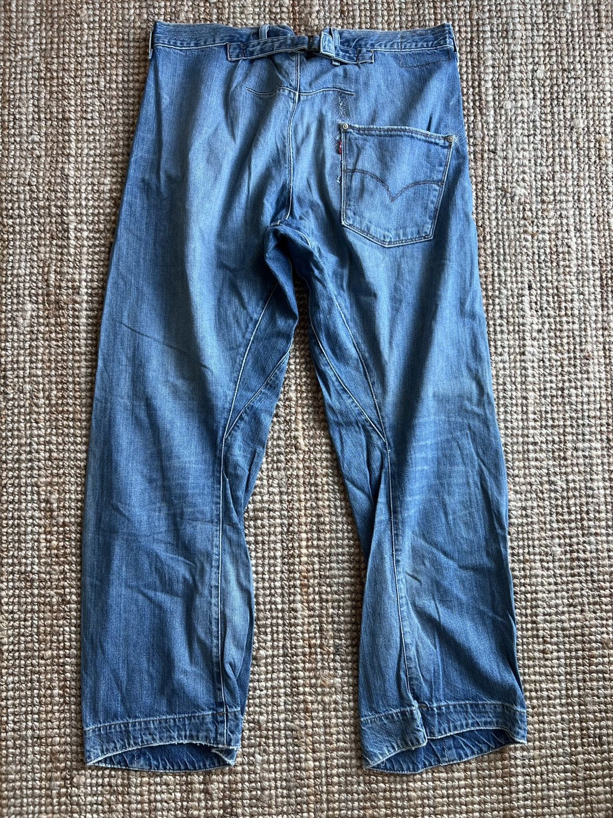 Levi's Levis Engineered Jeans Buckle Back Tag W34 Actual 36x33 Size US 34 / EU 50 - 4 Thumbnail