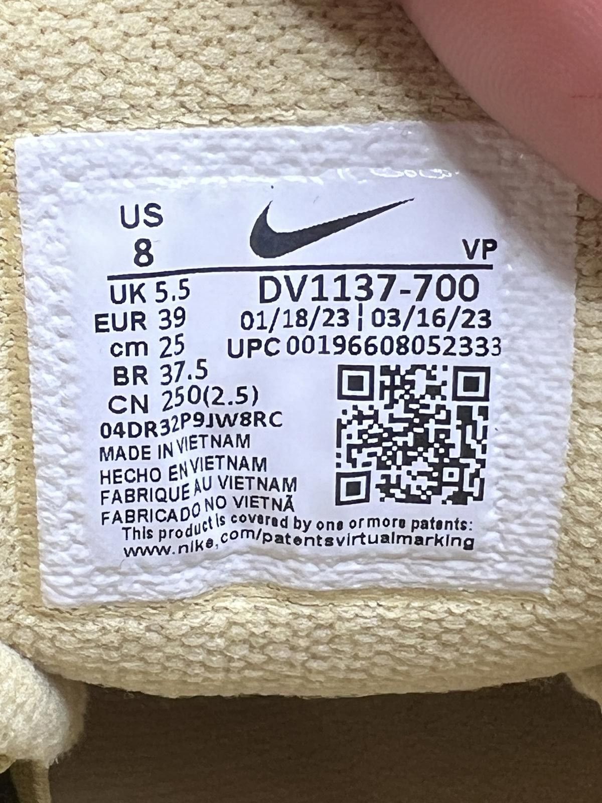 Nike Nike Women's Air More Uptempo Buff DV1137-700 New No Box Size US 8 / IT 38 - 7 Thumbnail