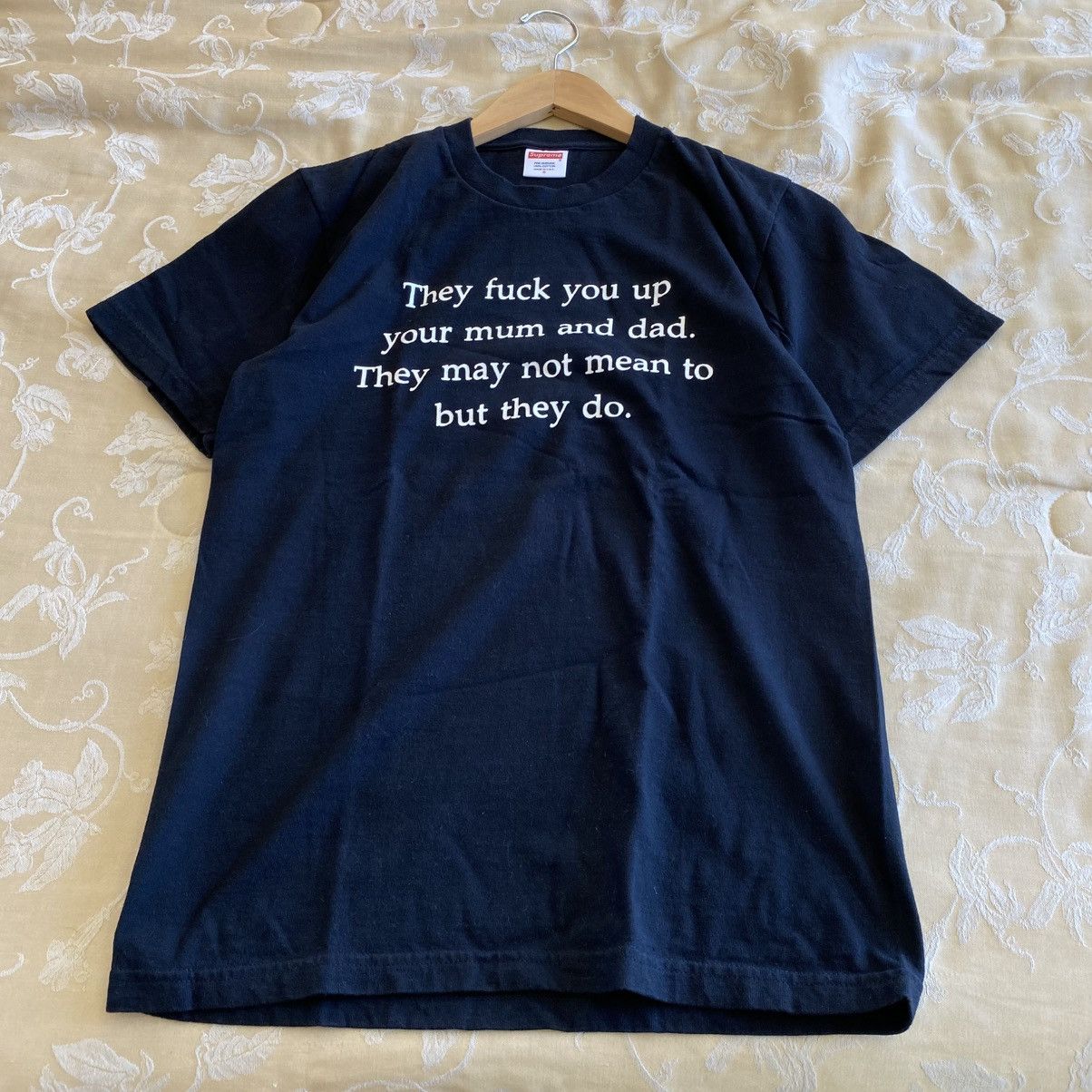Supreme Supreme They F*** You Up T-Shirt Black 2016 Vintage Designer Size US S / EU 44-46 / 1 - 5 Thumbnail