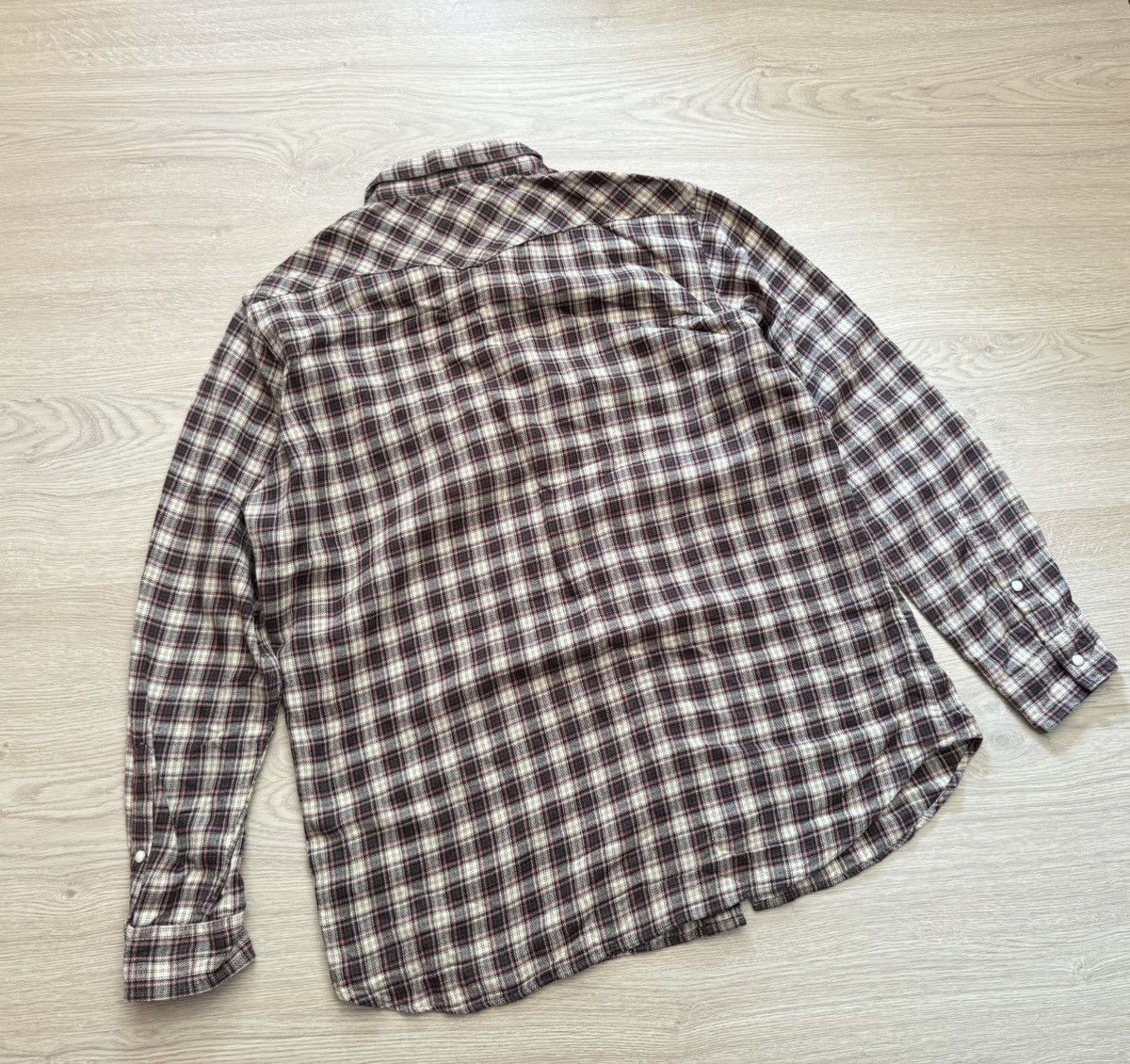 Uniqlo Vintage 00’s Uniqlo Japanese Flannel Shirt Size US XL / EU 56 / 4 - 7 Thumbnail